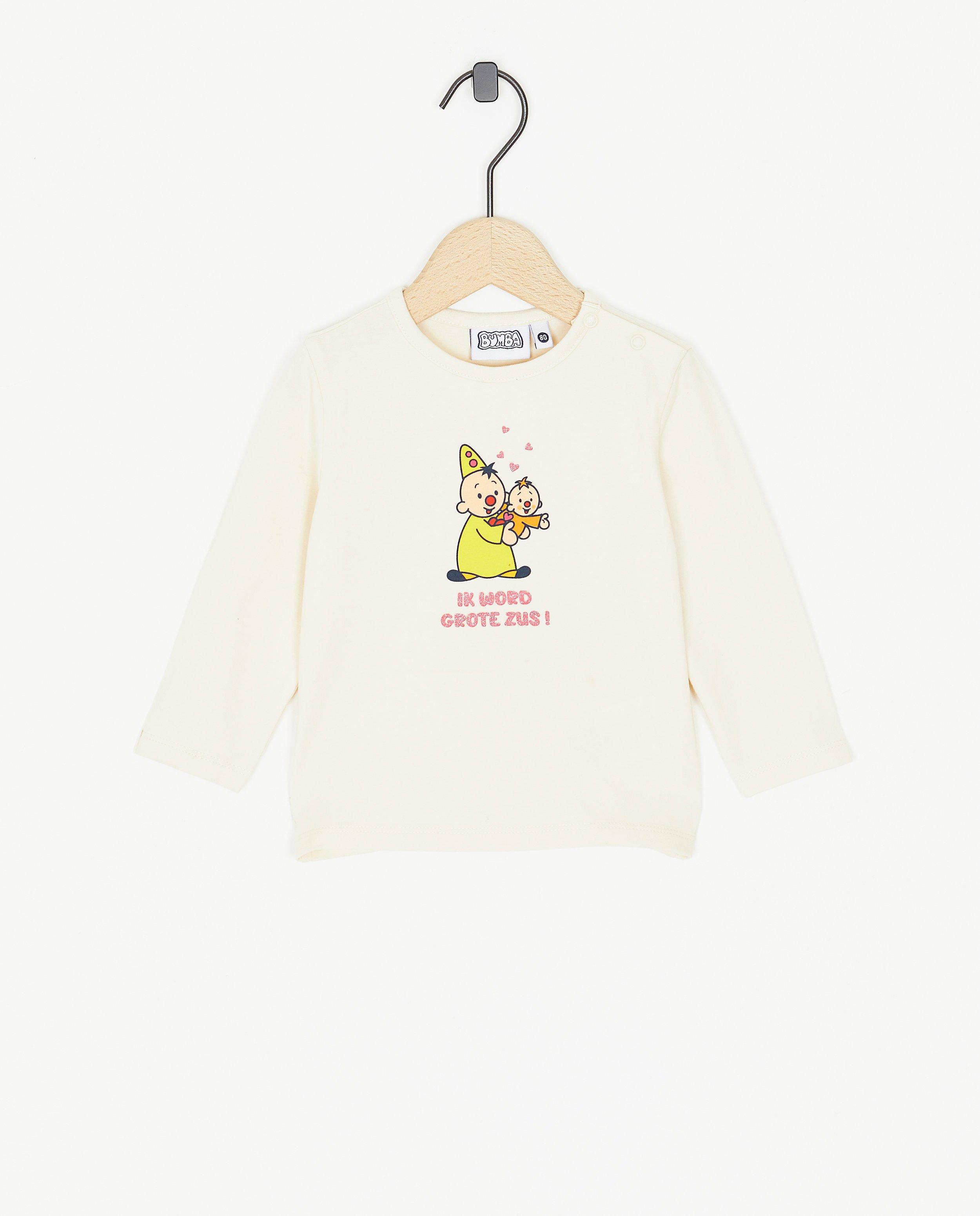 T-shirt à manches longues Je vais être grande sœur - null - Bumba