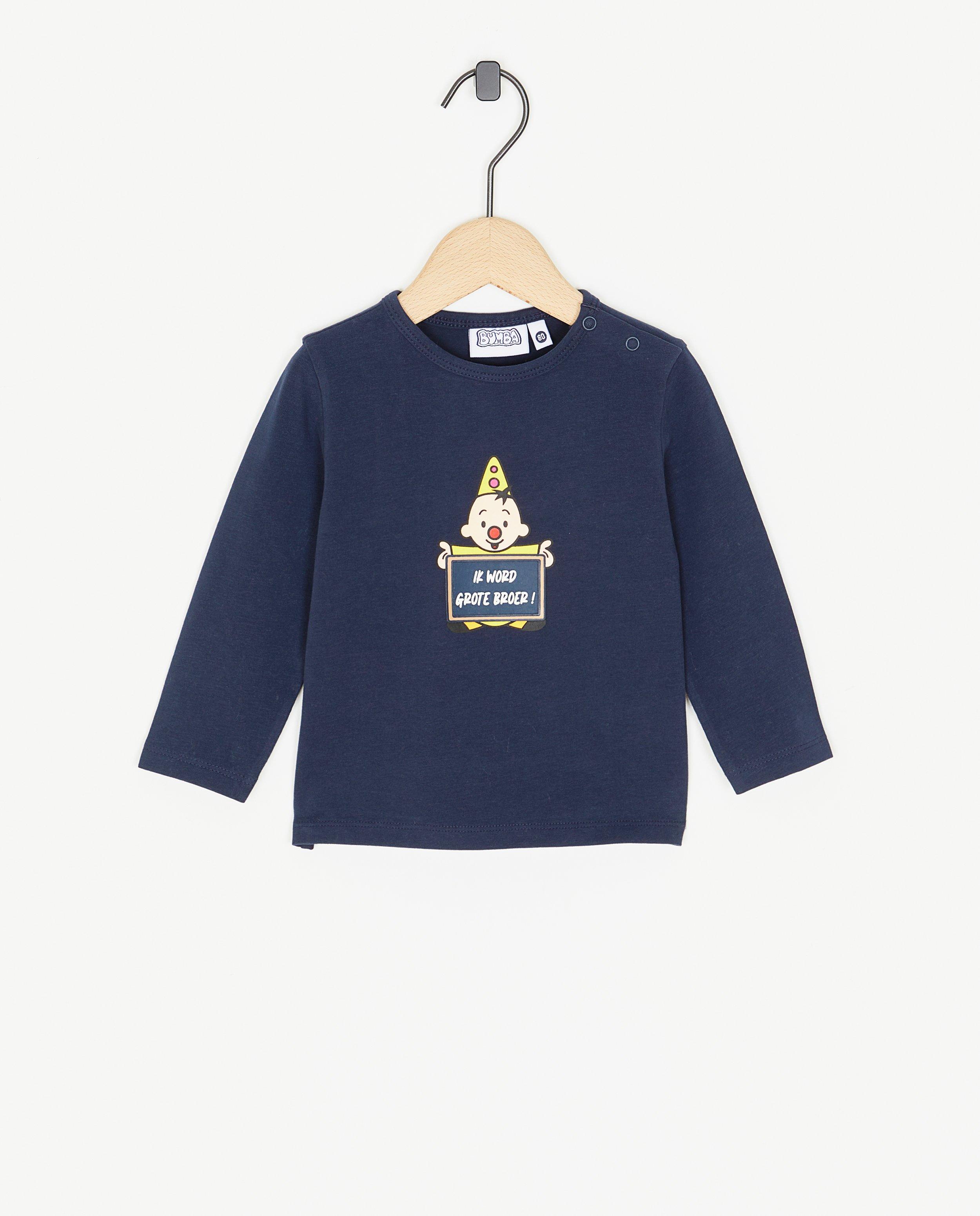 T-shirt à manches longues Je vais être grand frère - null - Bumba