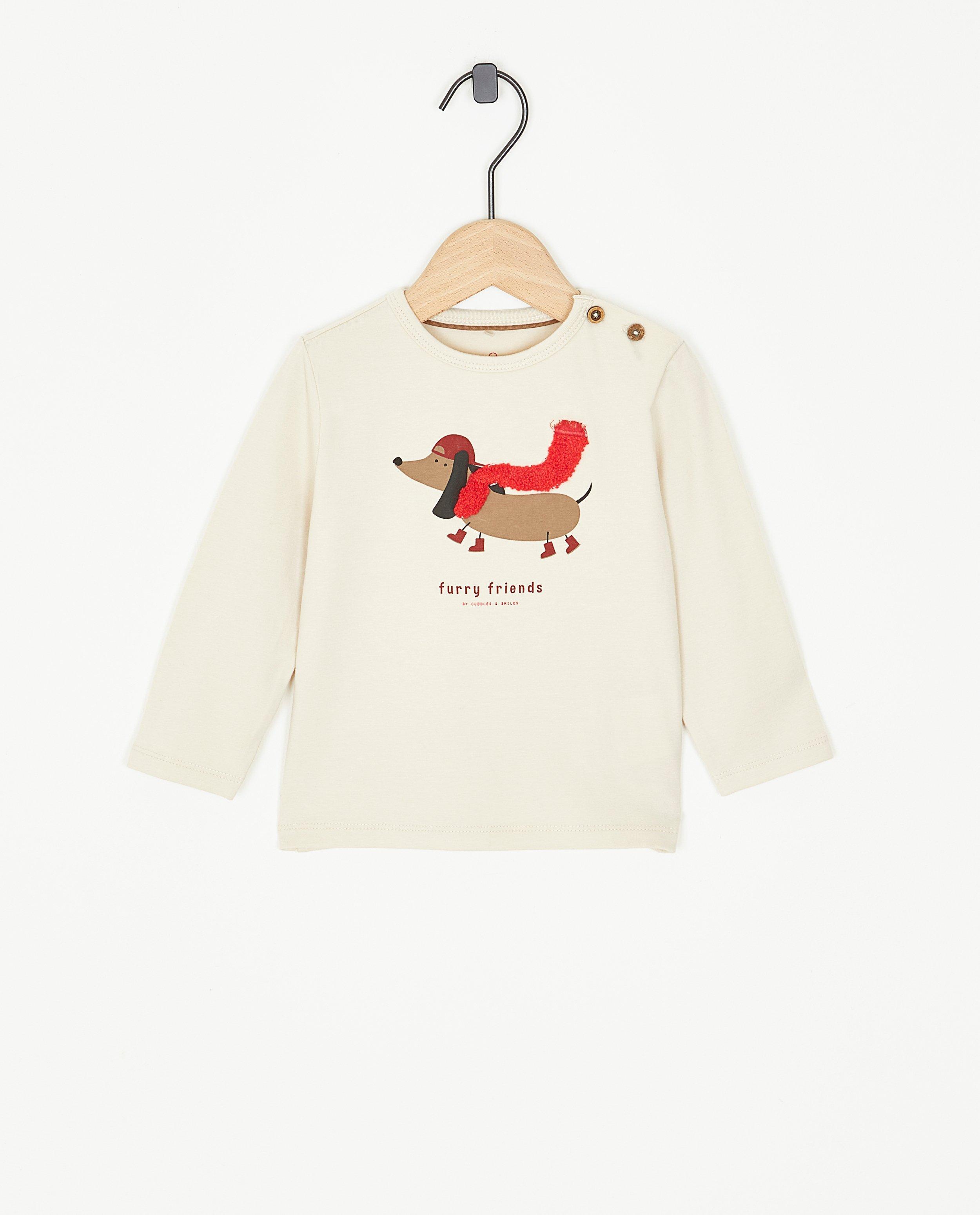 Longsleeve met hondenprint - null - Cuddles and Smiles