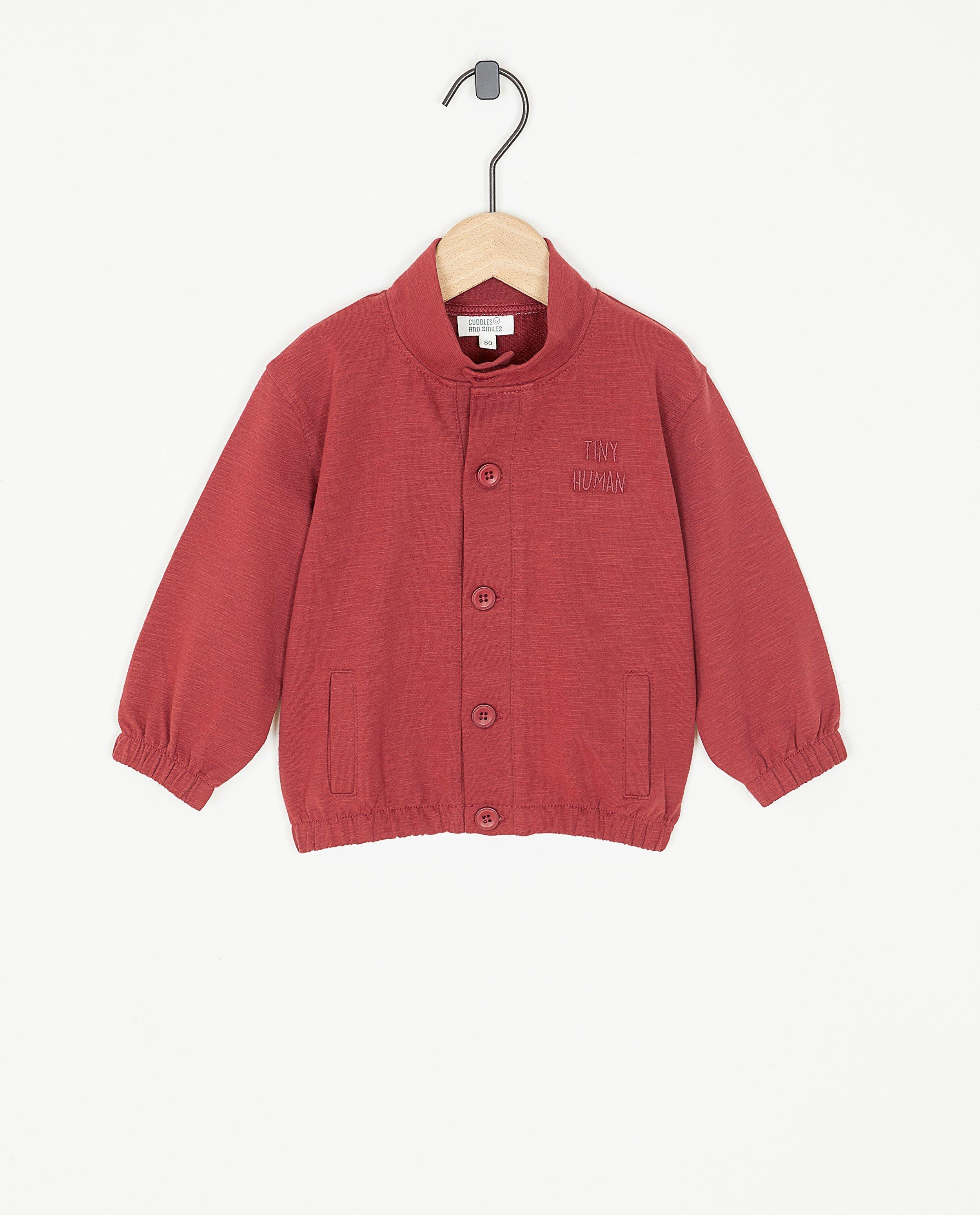 Cardigan avec inscription brodée - null - Cuddles and Smiles