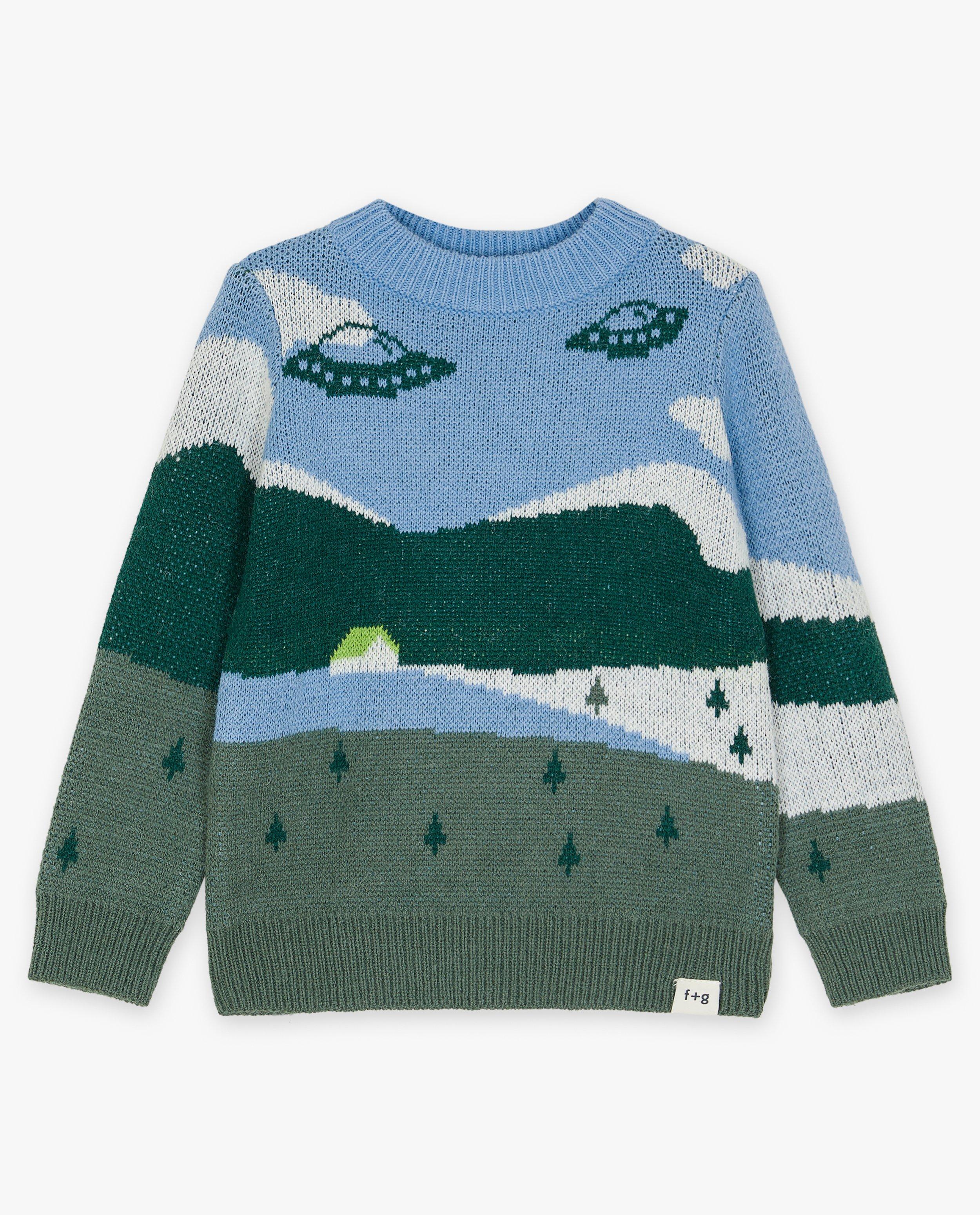 Pulls - Pull avec motif paysager