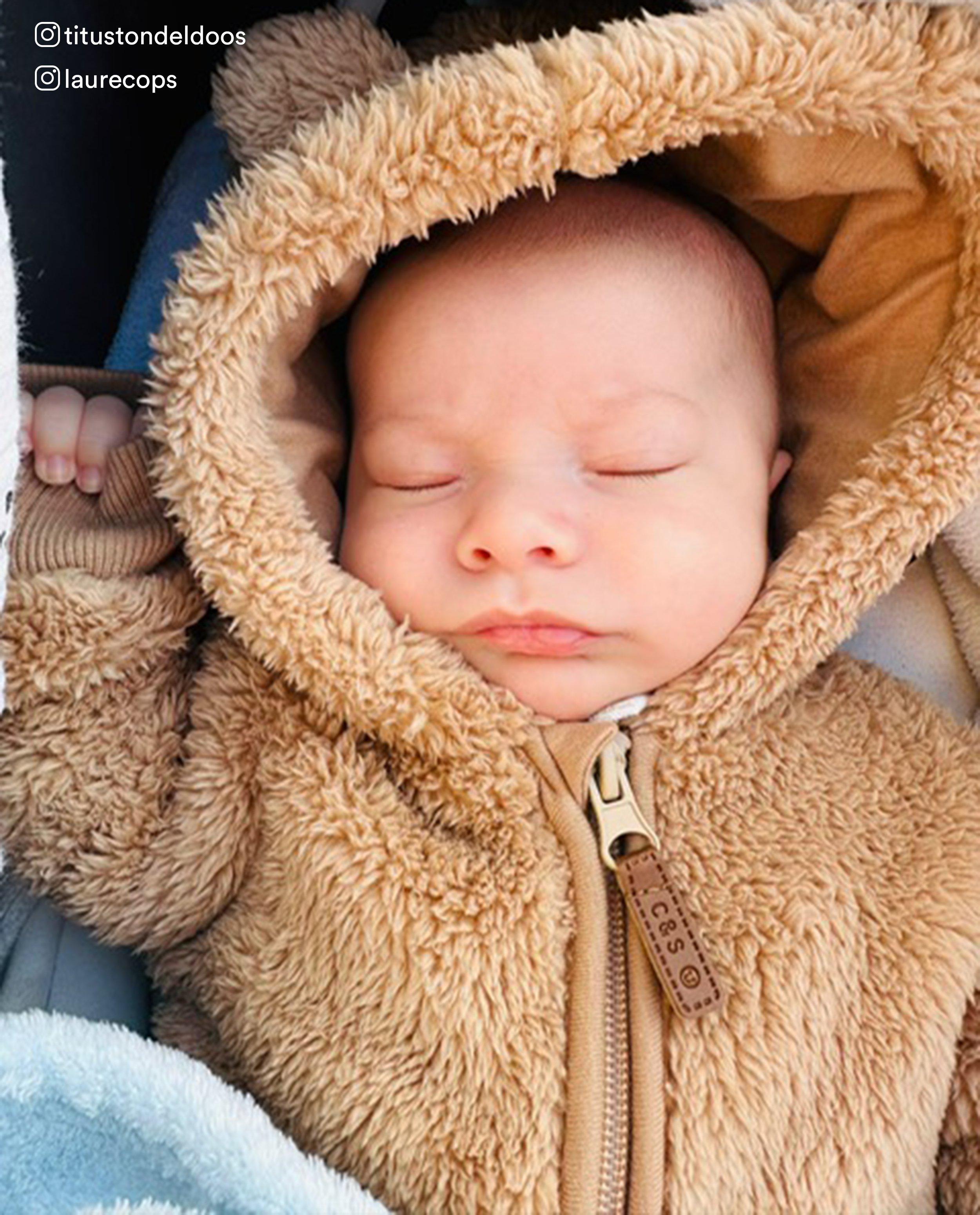 Combinaison ourson en peluche - null - Newborn 50-68