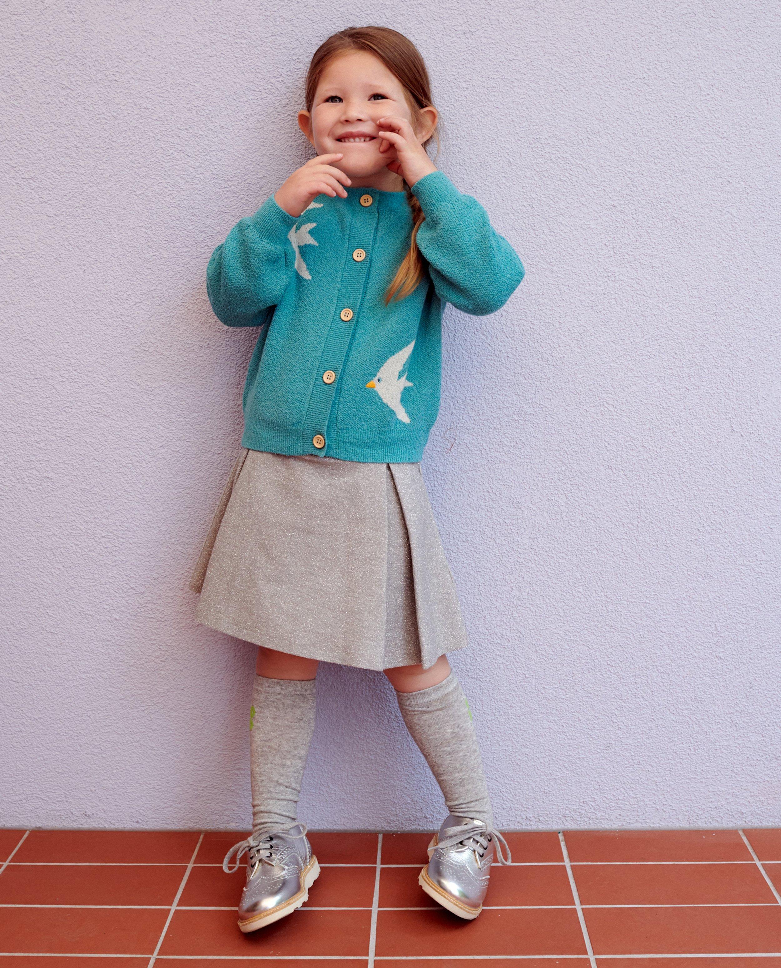 Turquoise cardigan met structuur - null - Fred + Ginger