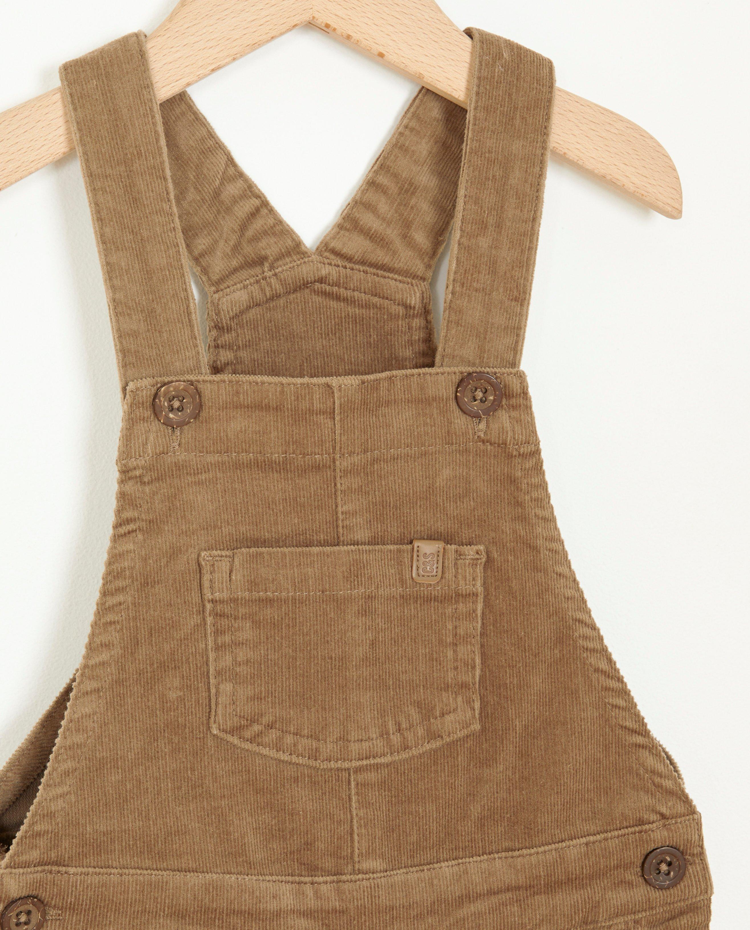 Bruine salopette met rib - Product Detail - bruin - afbeelding nummer 3