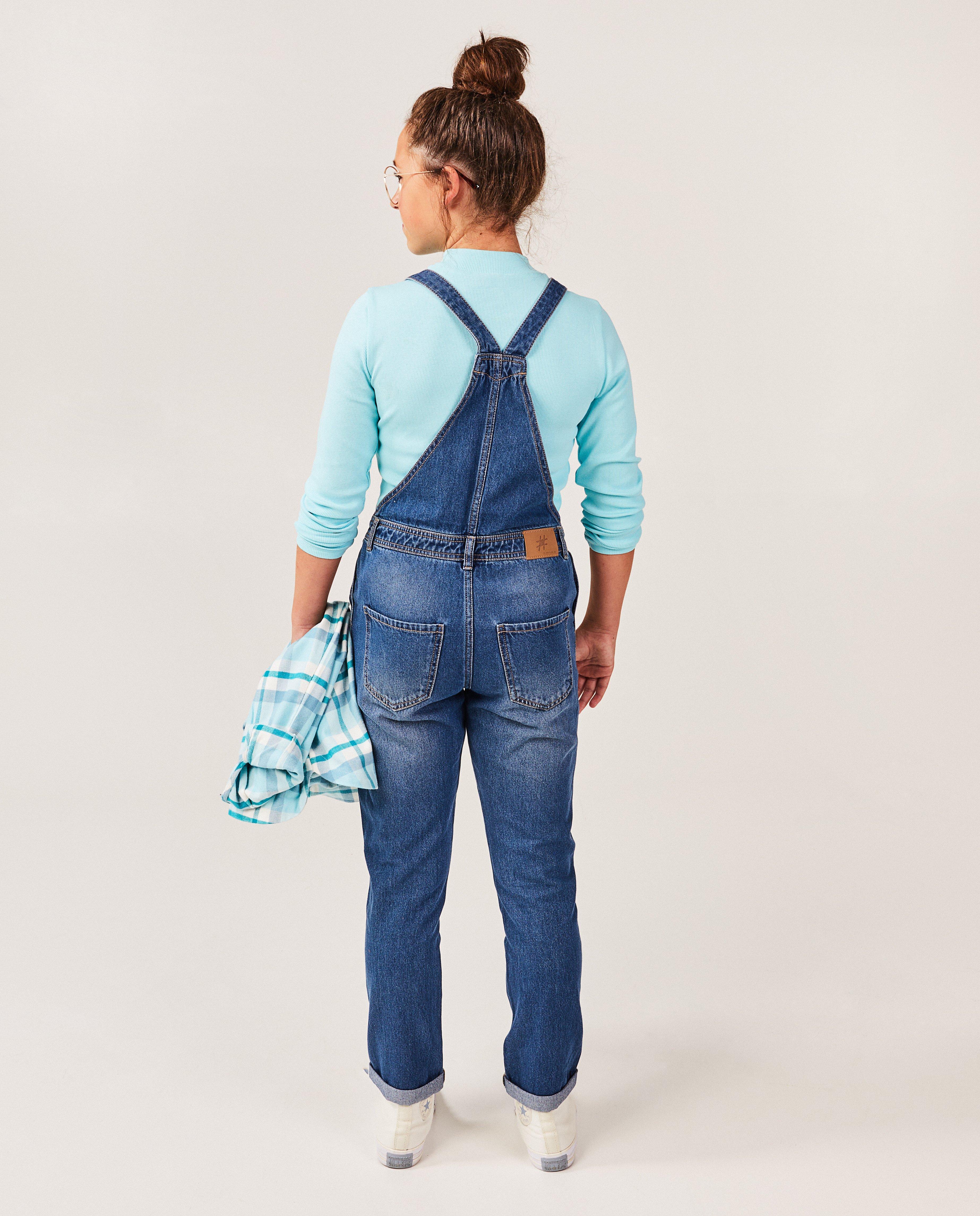 Jumpsuit - Blauwe jeanssalopette