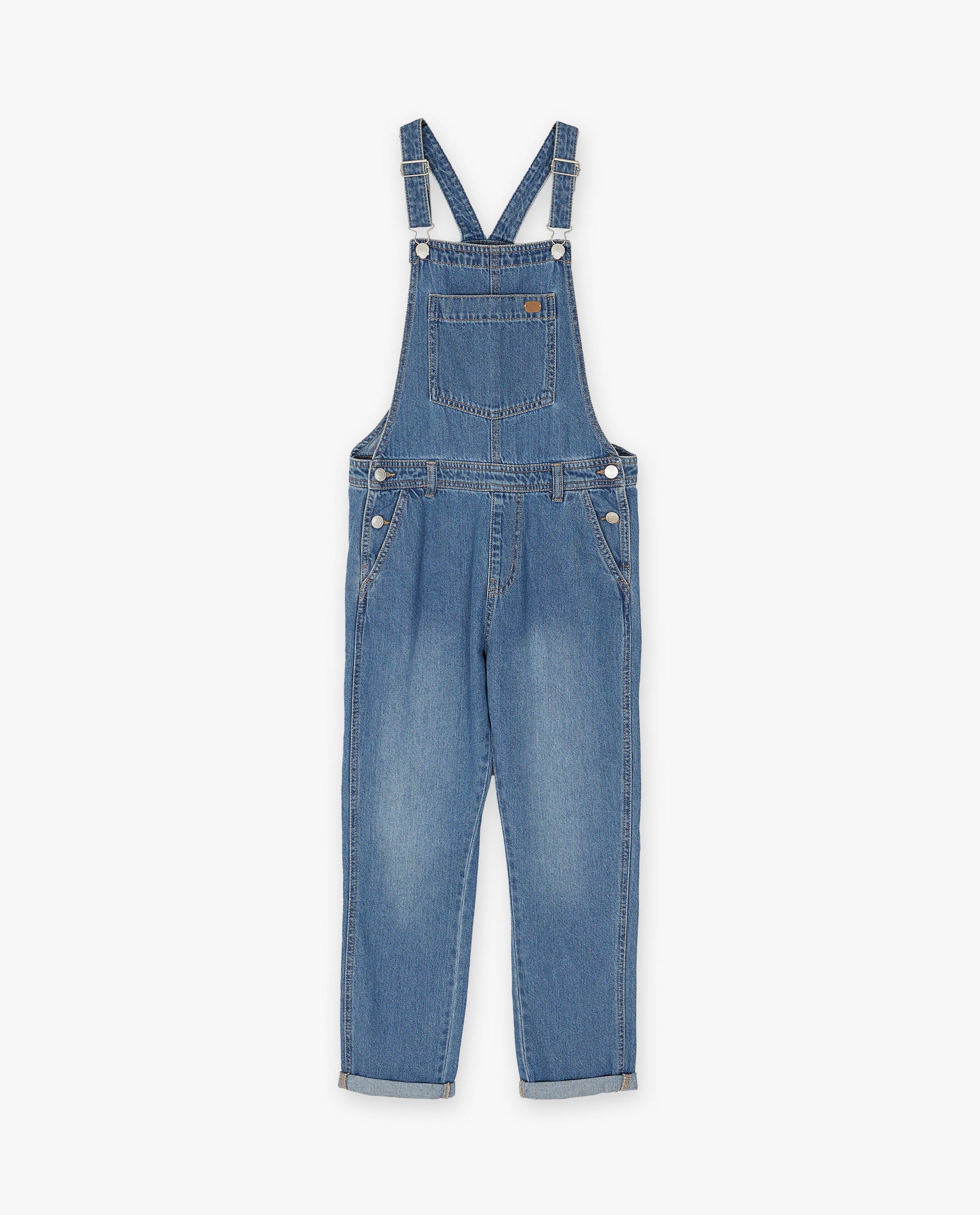 Jumpsuit - Blauwe jeanssalopette