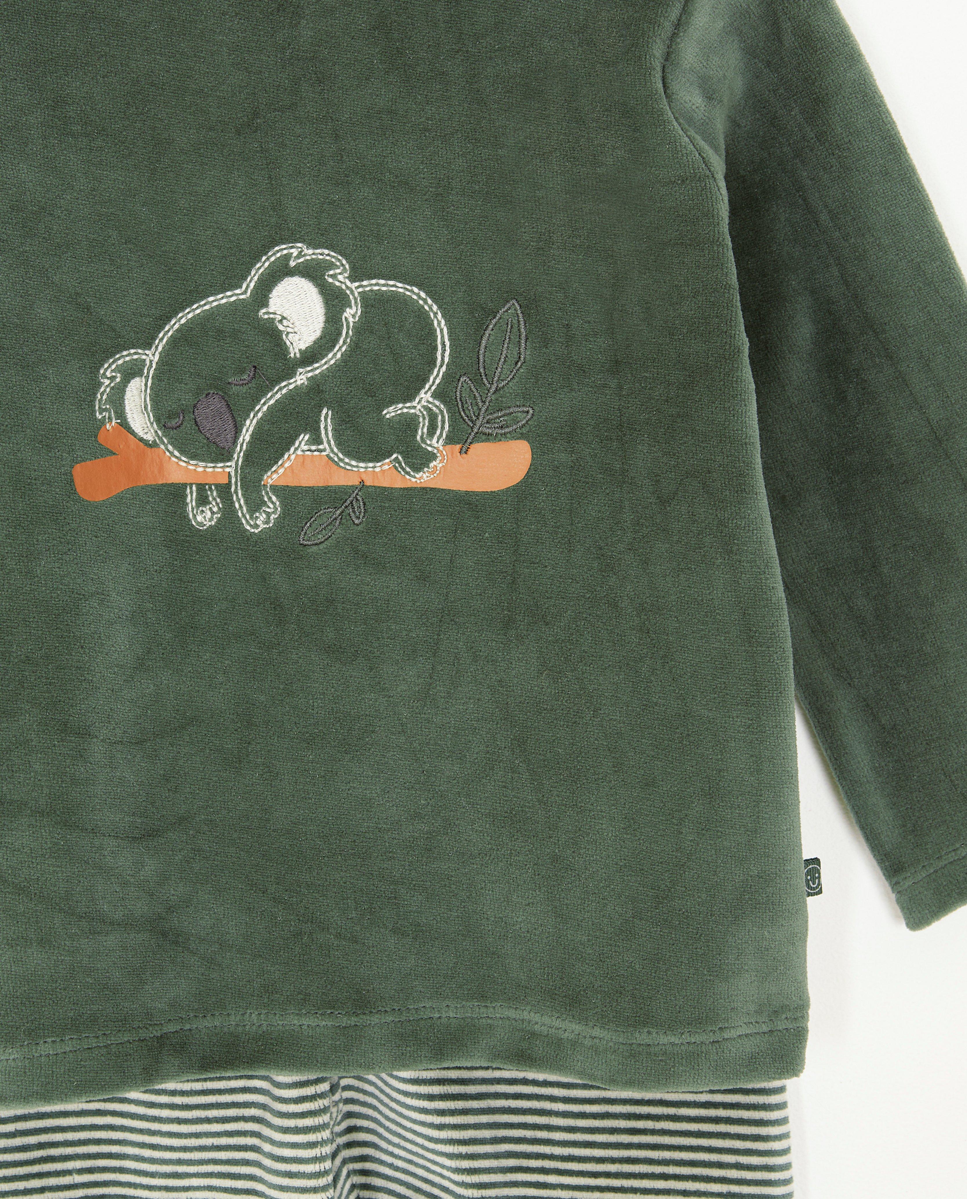 Pyjamas - Pyjama vert foncé avec un imprimé de koalas