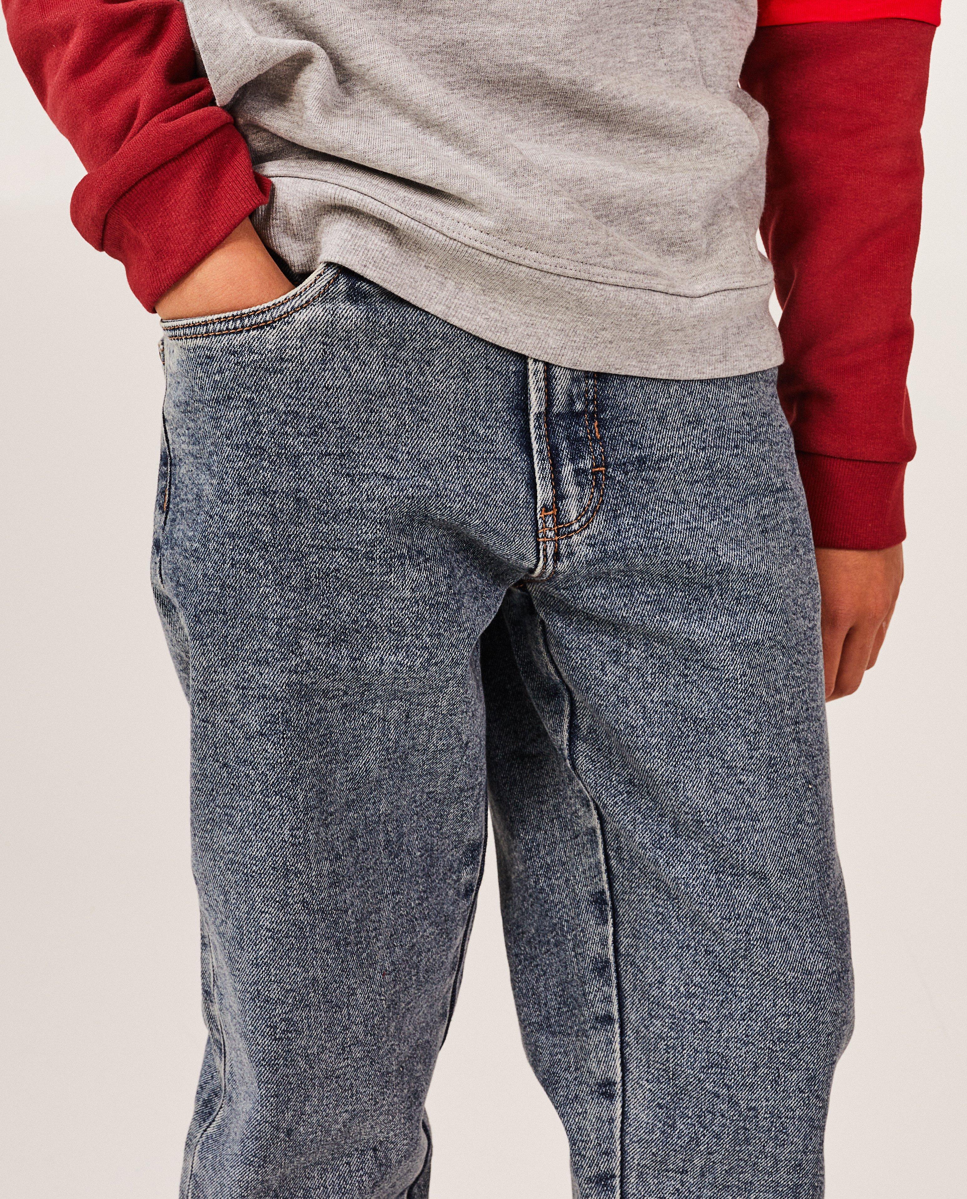 Jeans - Blauwe jeans, relaxed fit