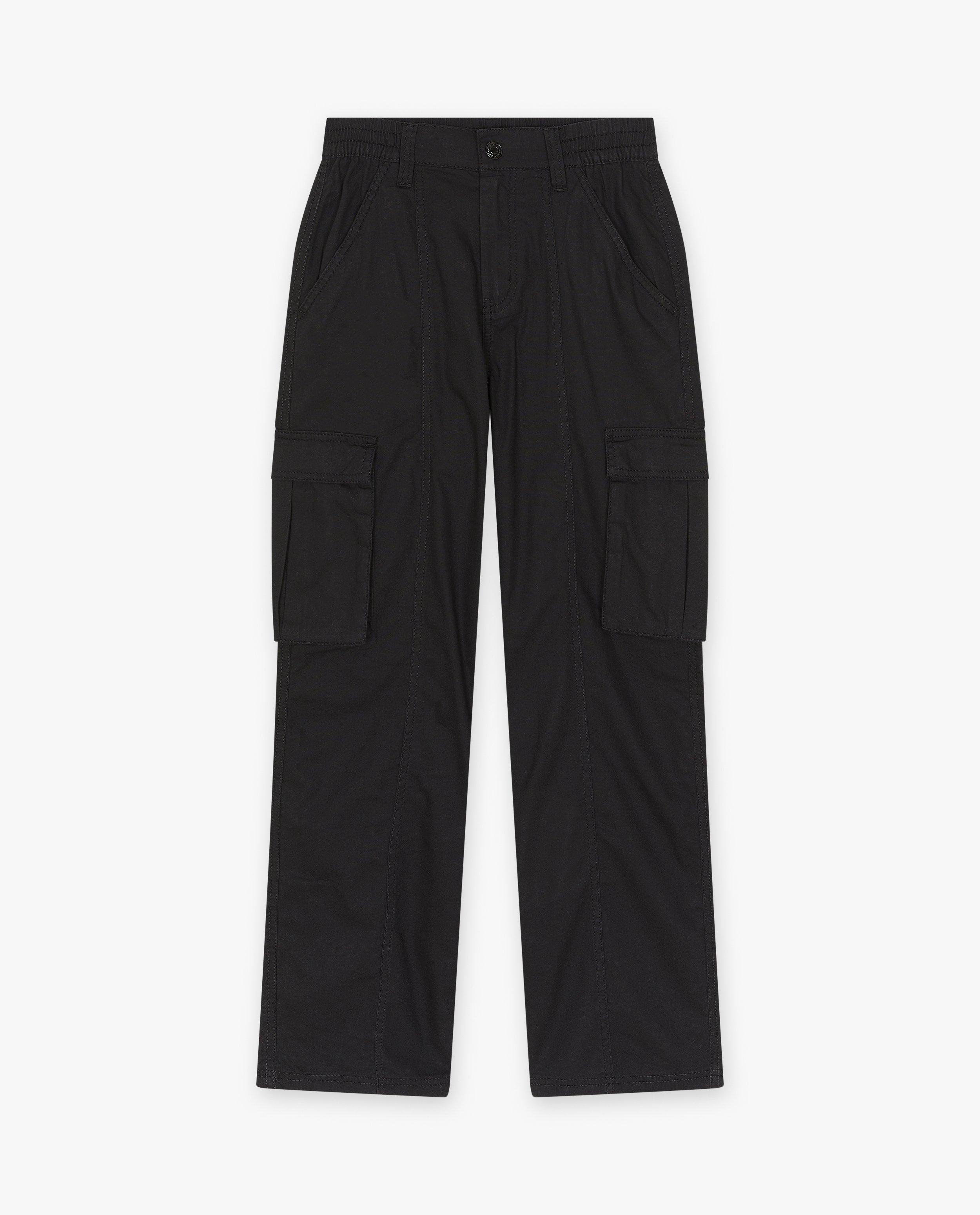 Broeken - Zwarte broek, cargo fit