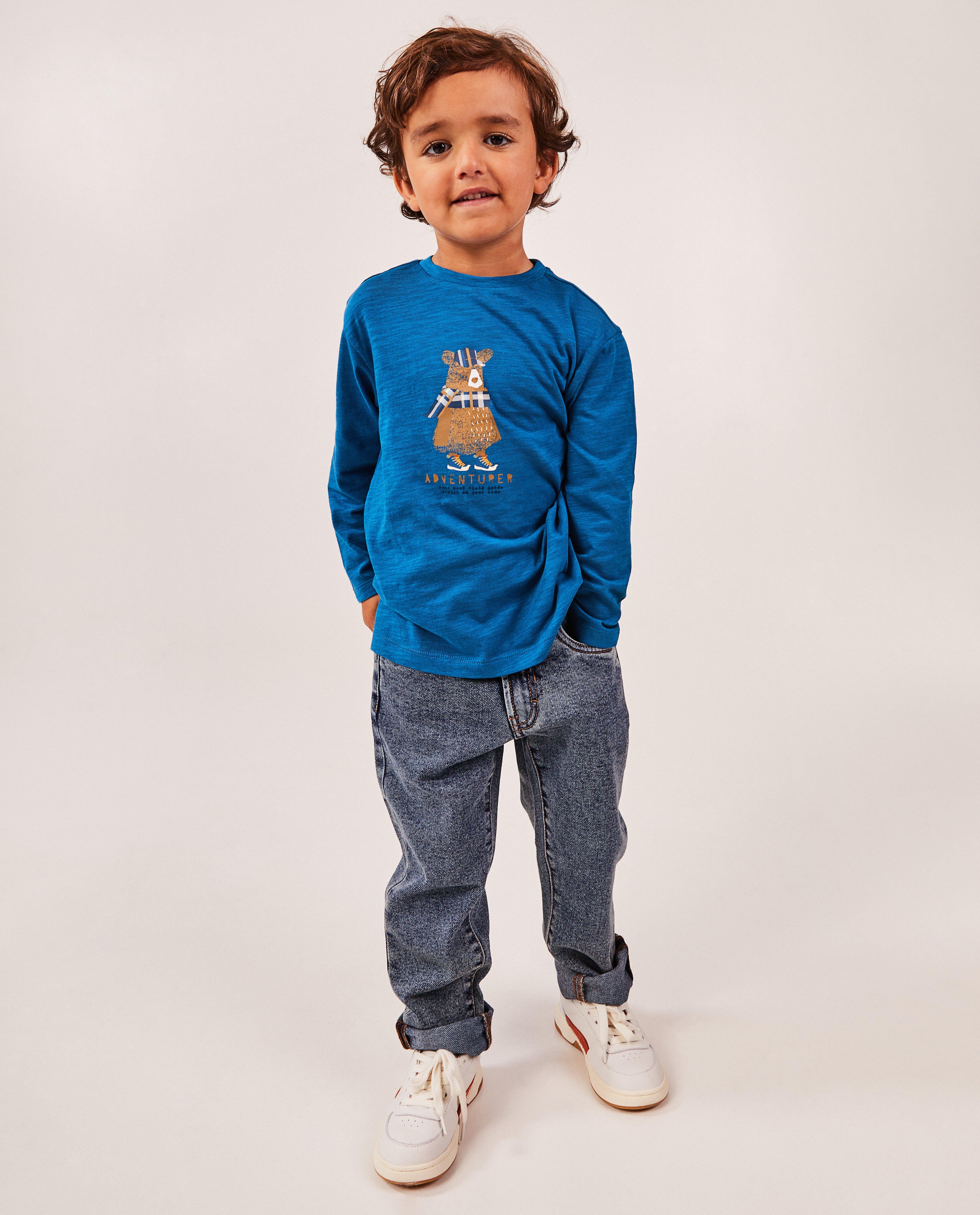 Jeans - Jeans bleu, relaxed fit