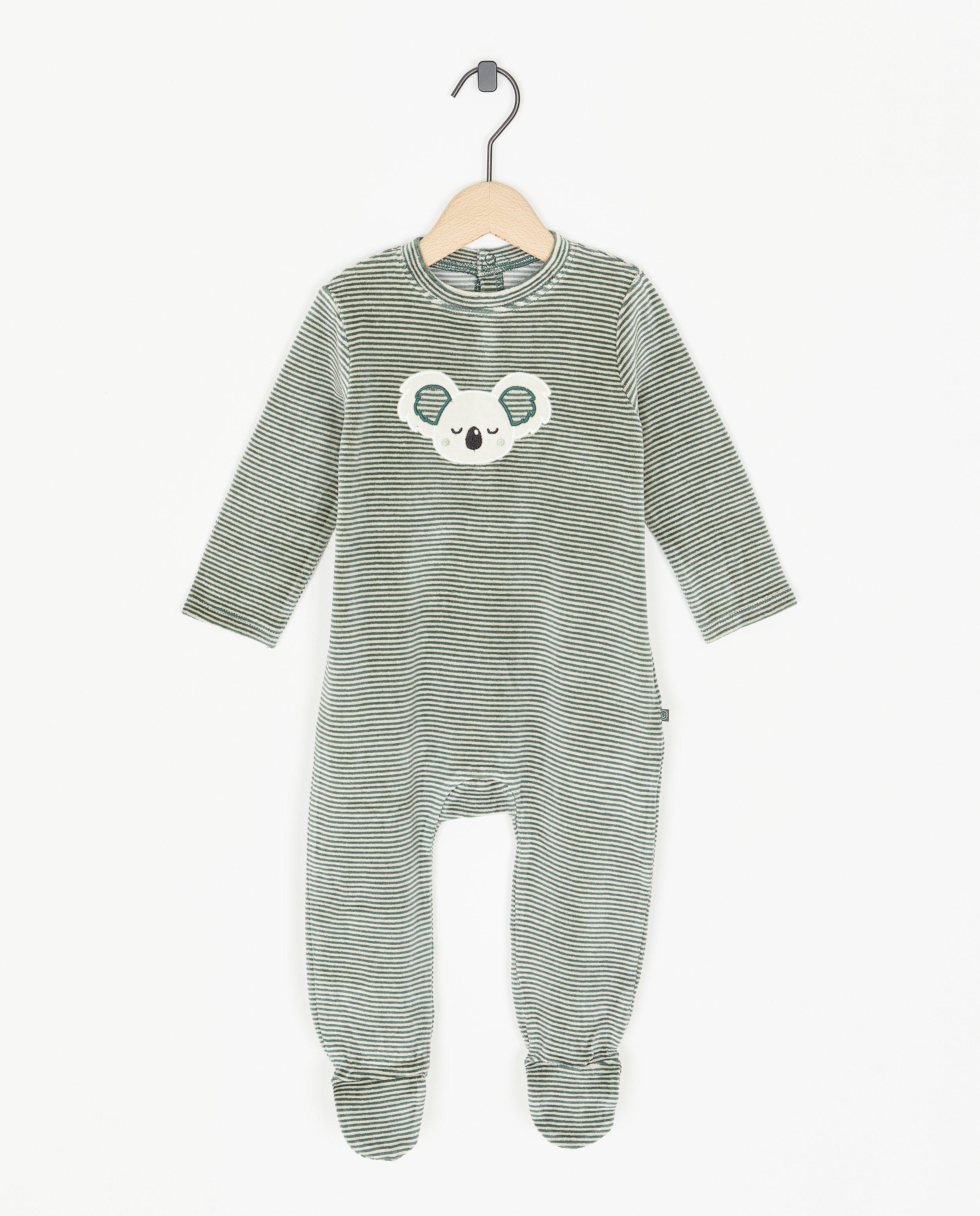 Combinaison rayée à imprimé à koalas - null - Cuddles and Smiles