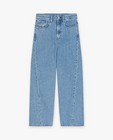 Jeans - Jeans met siernaden, wide leg fit