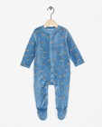 Fluwelen pyjama met hondenprint - null - Cuddles and Smiles