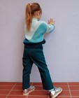 Groene broek met riem, straight fit - null - Fred + Ginger