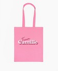 Handtassen - Roze totebag Team Camille