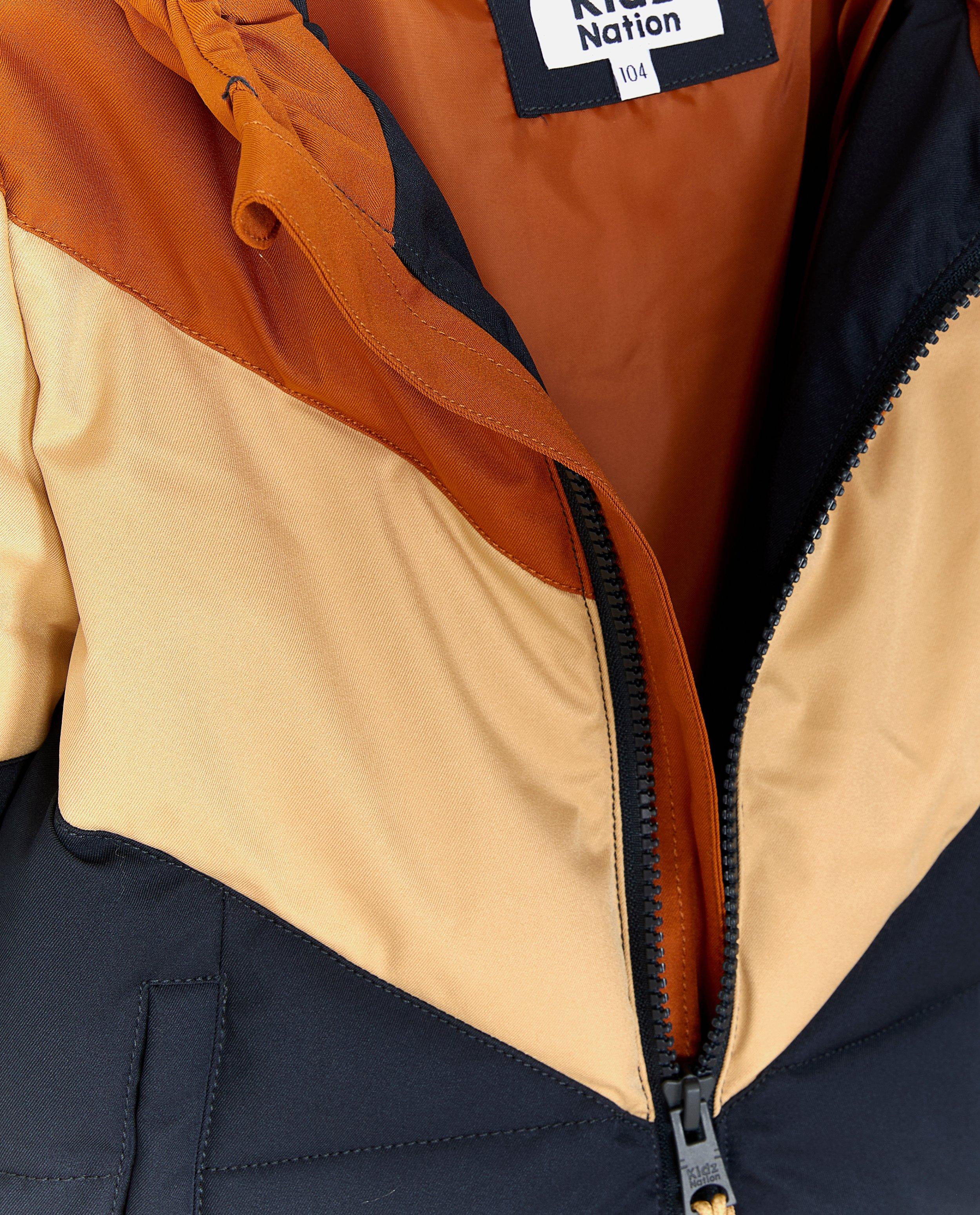 Donsjassen - Jas met color block