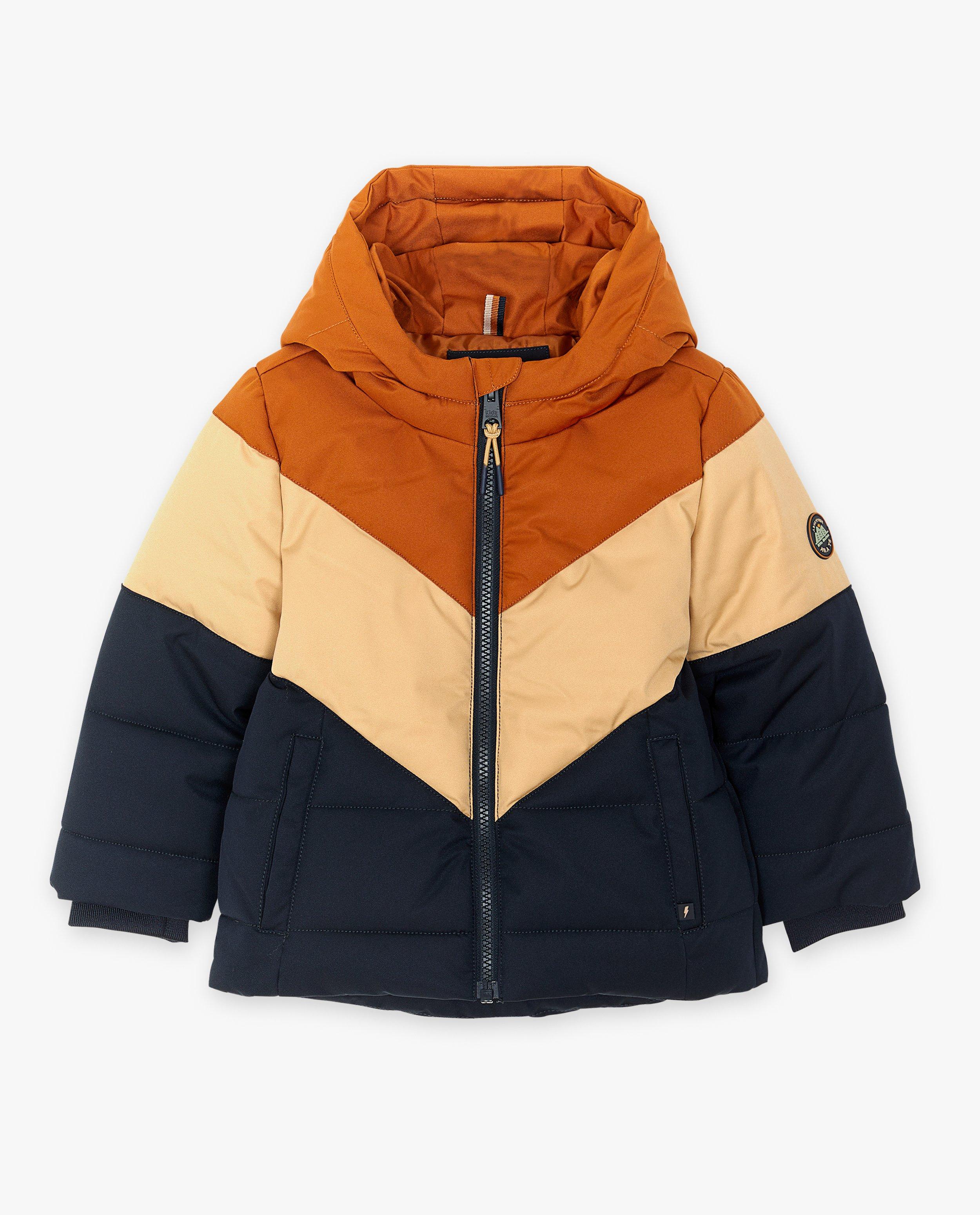 Donsjassen - Jas met color block