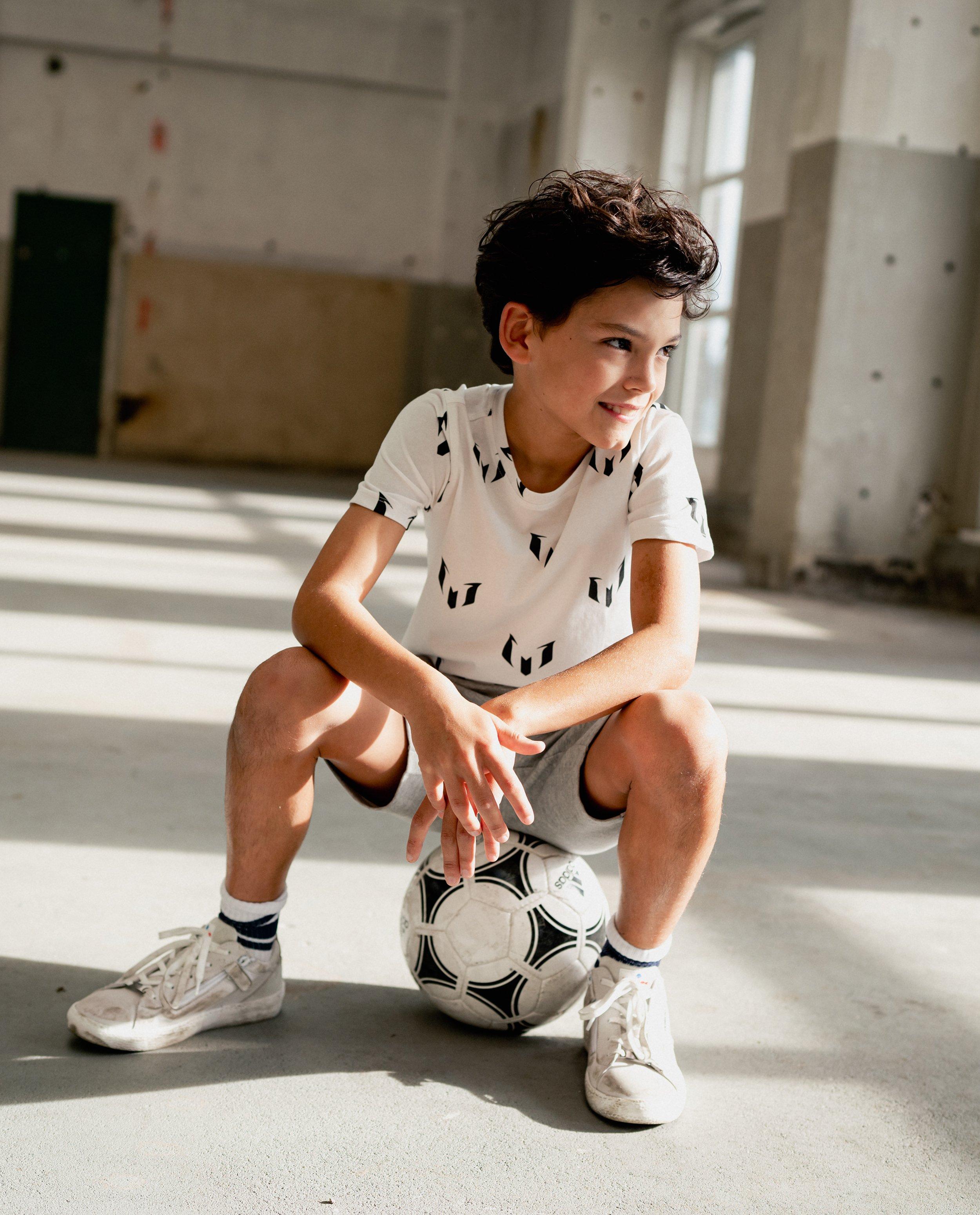 Wit T-shirt met print - null - Vingino x Messi