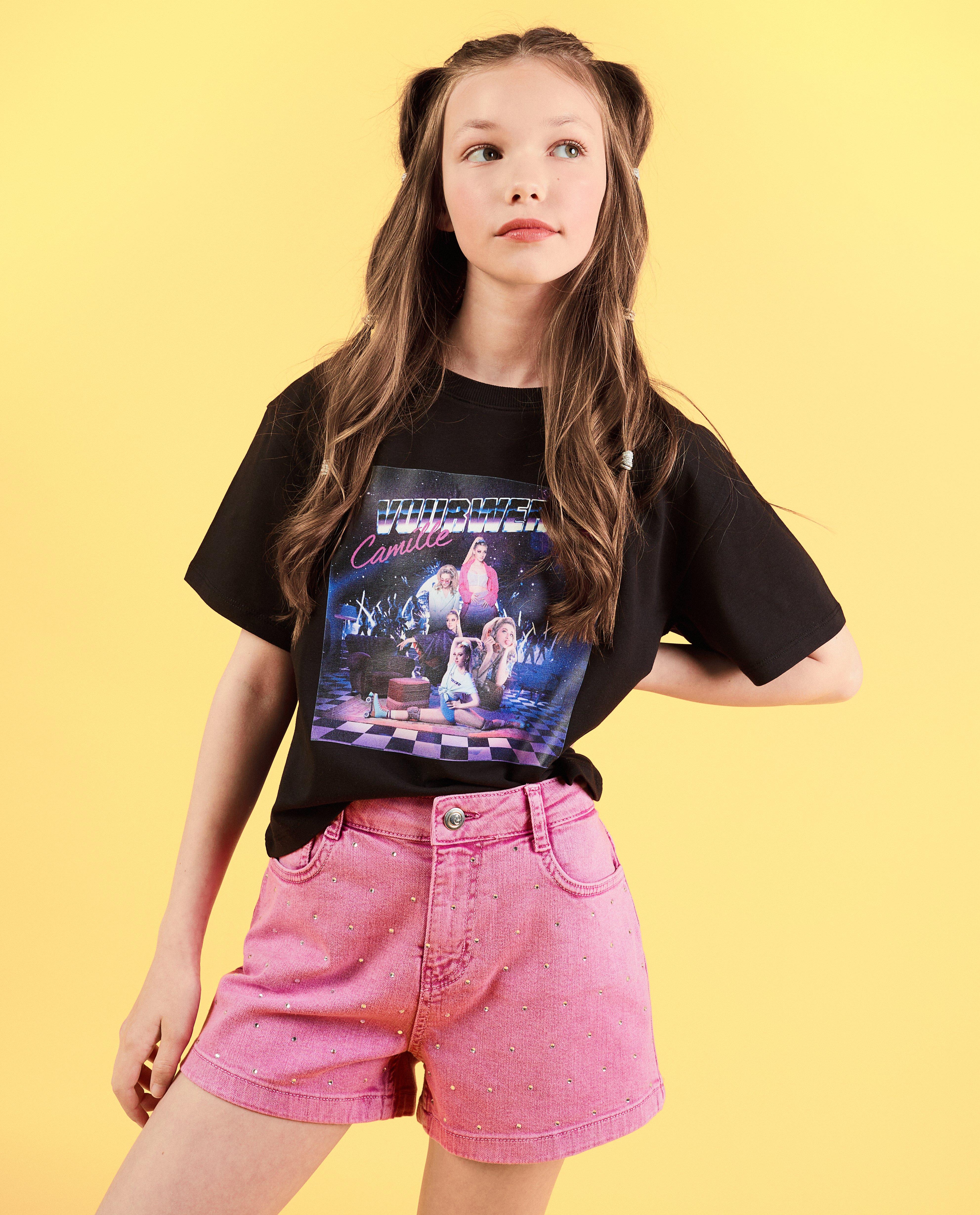 T-shirts - Zwart T-shirt Vuurwerk