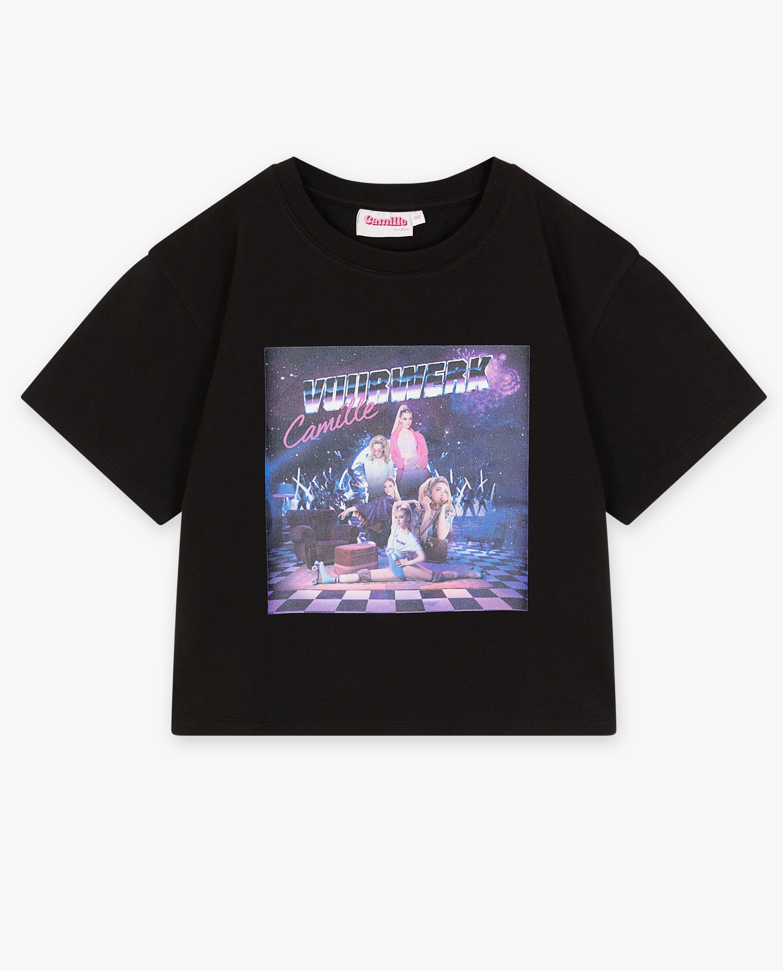 T-shirts - Zwart T-shirt Vuurwerk