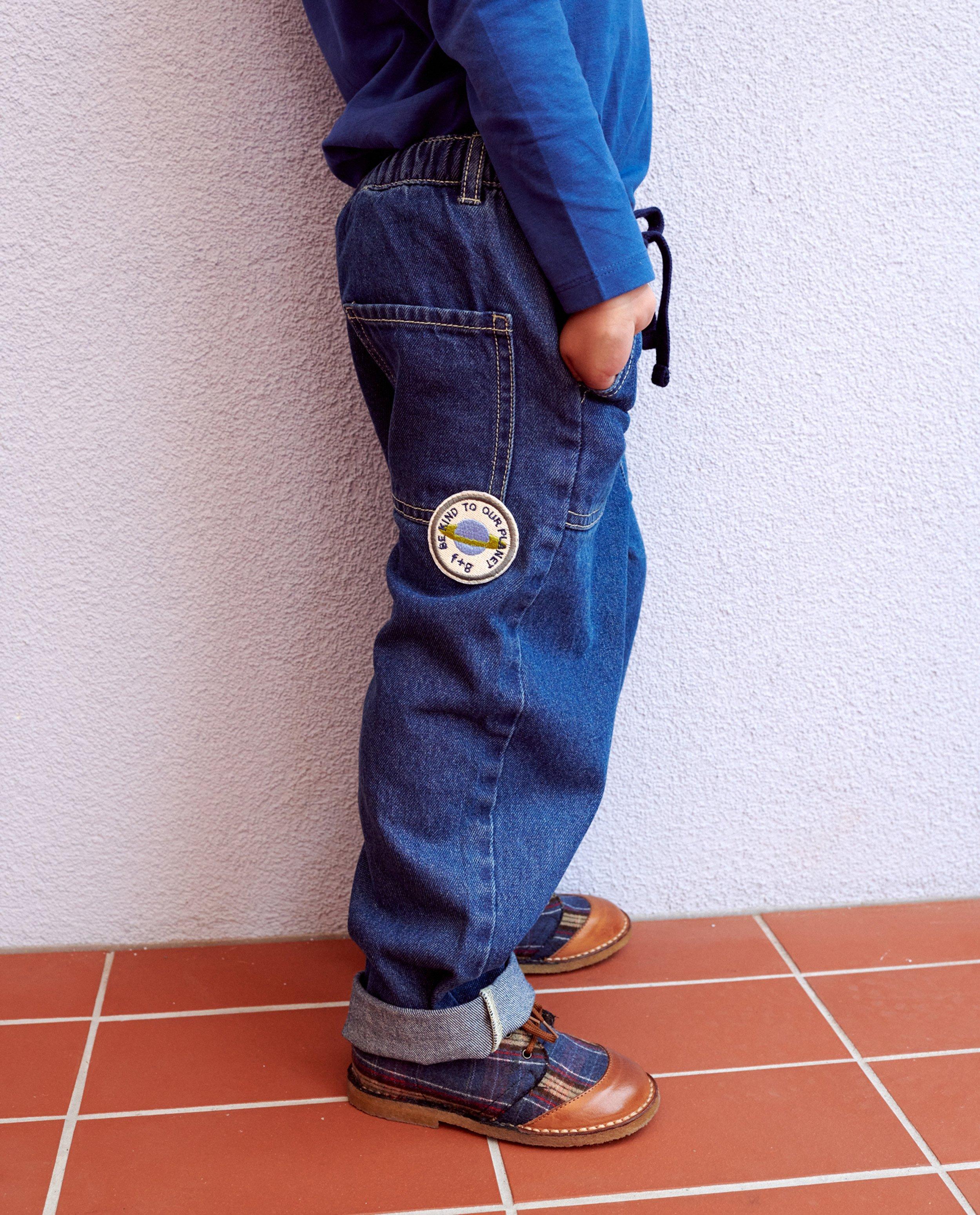 Jeans - Blauwe jeansbroek, relaxed fit