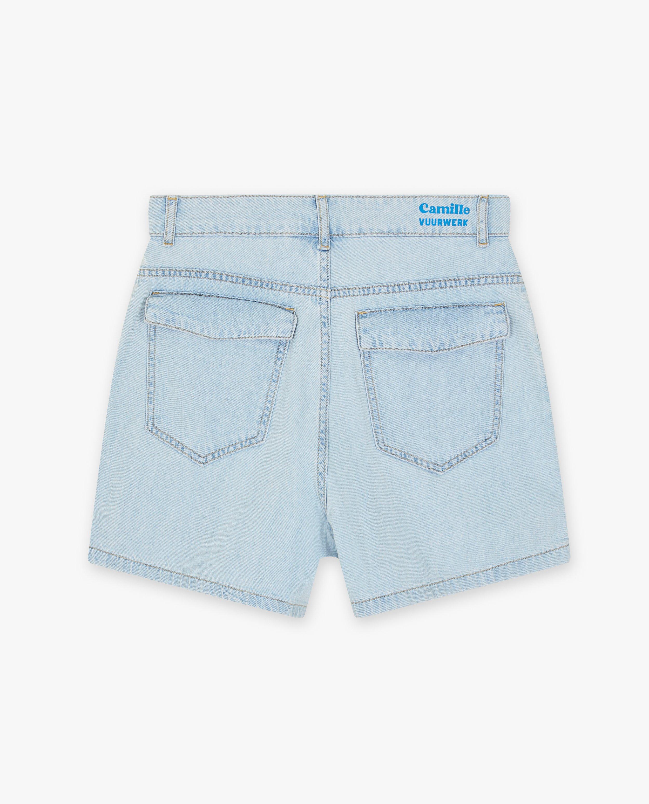 Shorts - Short en jeans avec des strass, XS-XL