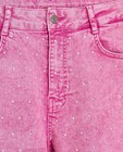 Shorten - Jeansshort met strass-steentjes, XS-XL
