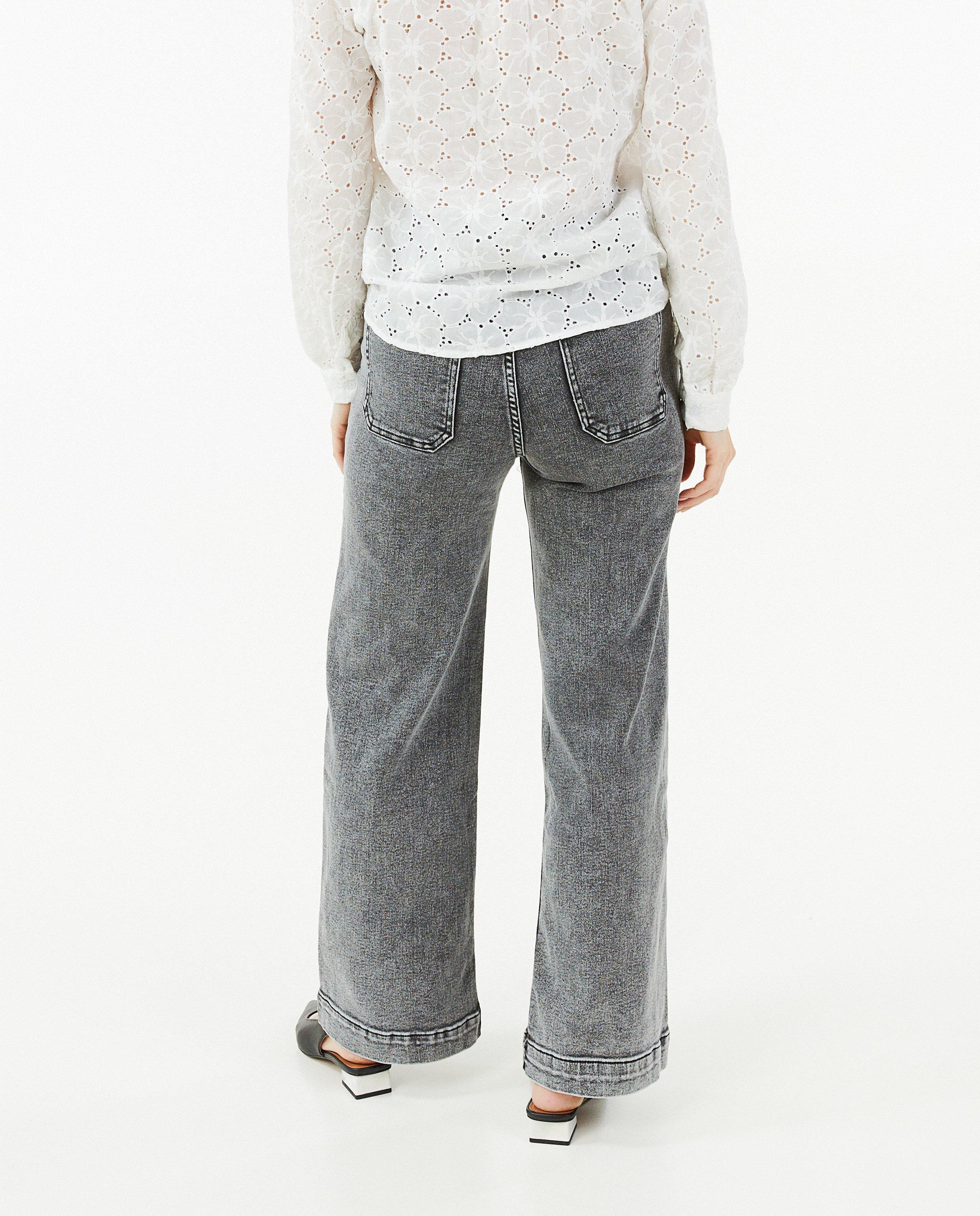 Jeans - Grijze jeans, straight fit
