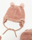Bonneterie - Ensemble : bonnet + écharpe + gants bébé 