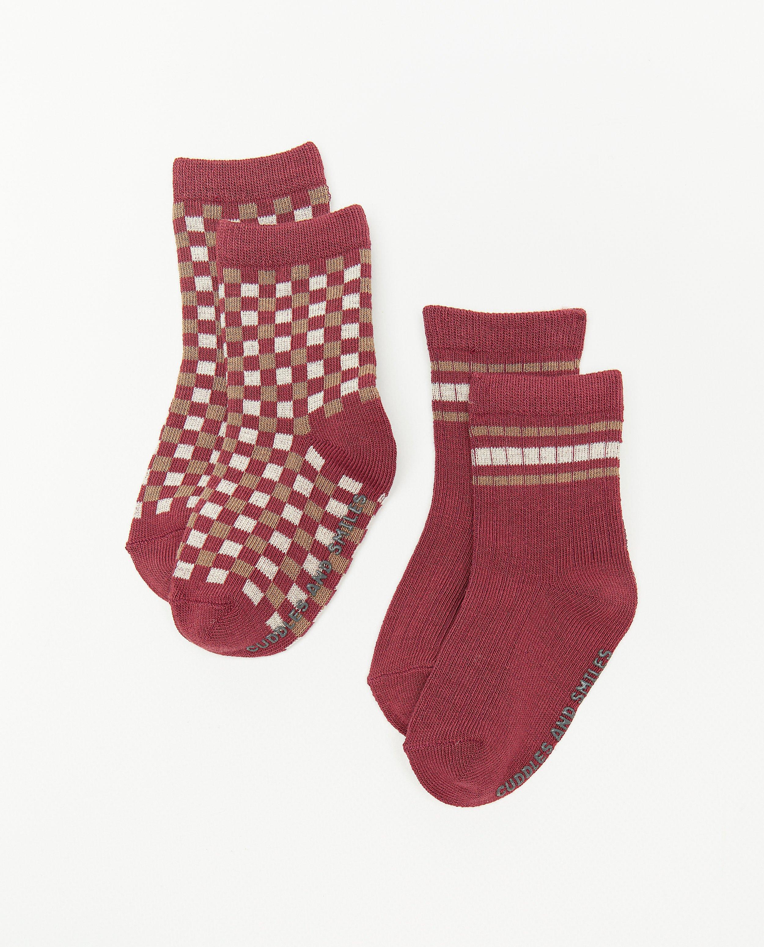 Lot de 2 paires de chaussettes pour bébés - null - Cuddles and Smiles