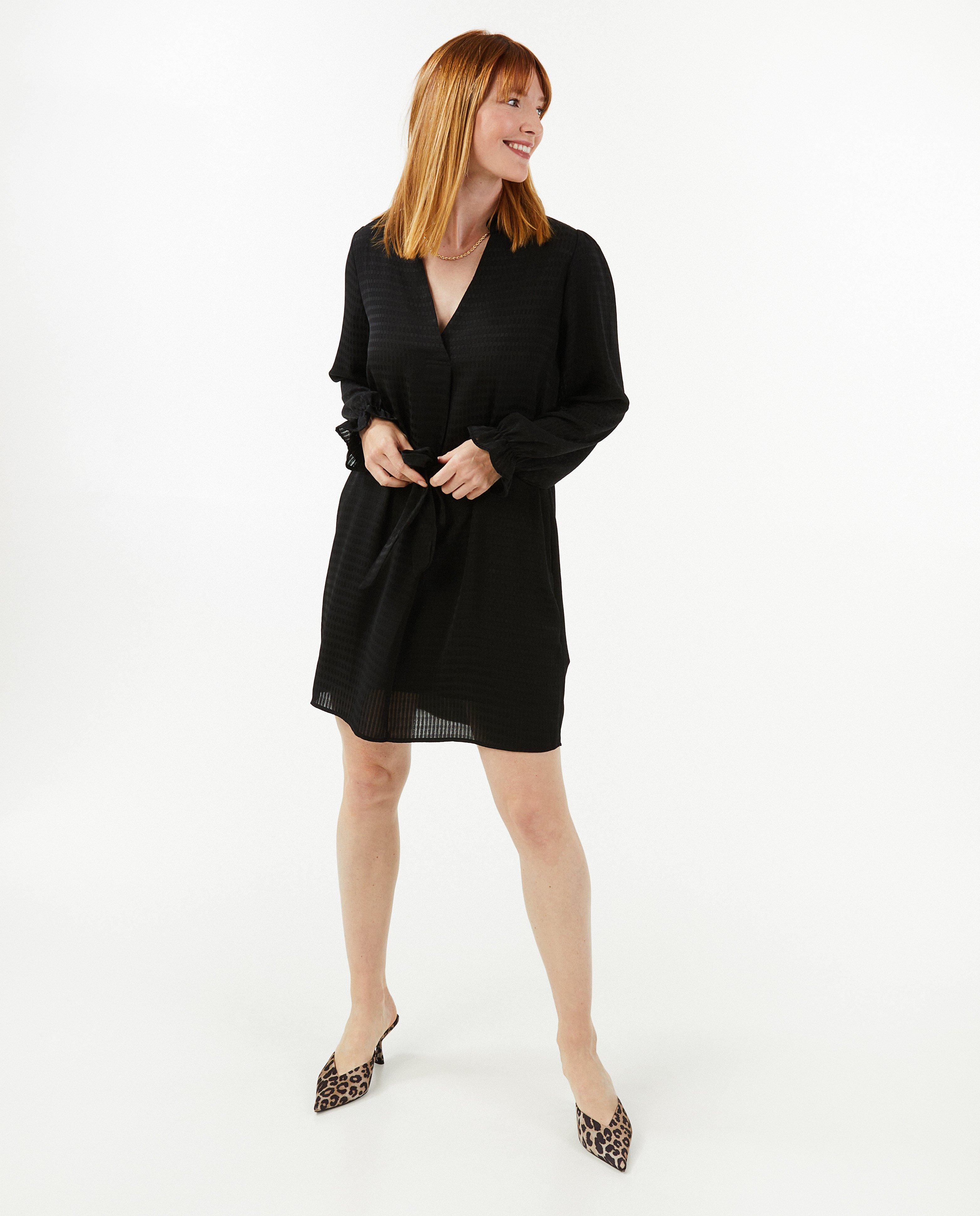 Zwarte jurk van mesh - Product Detail - zwart - afbeelding nummer 1