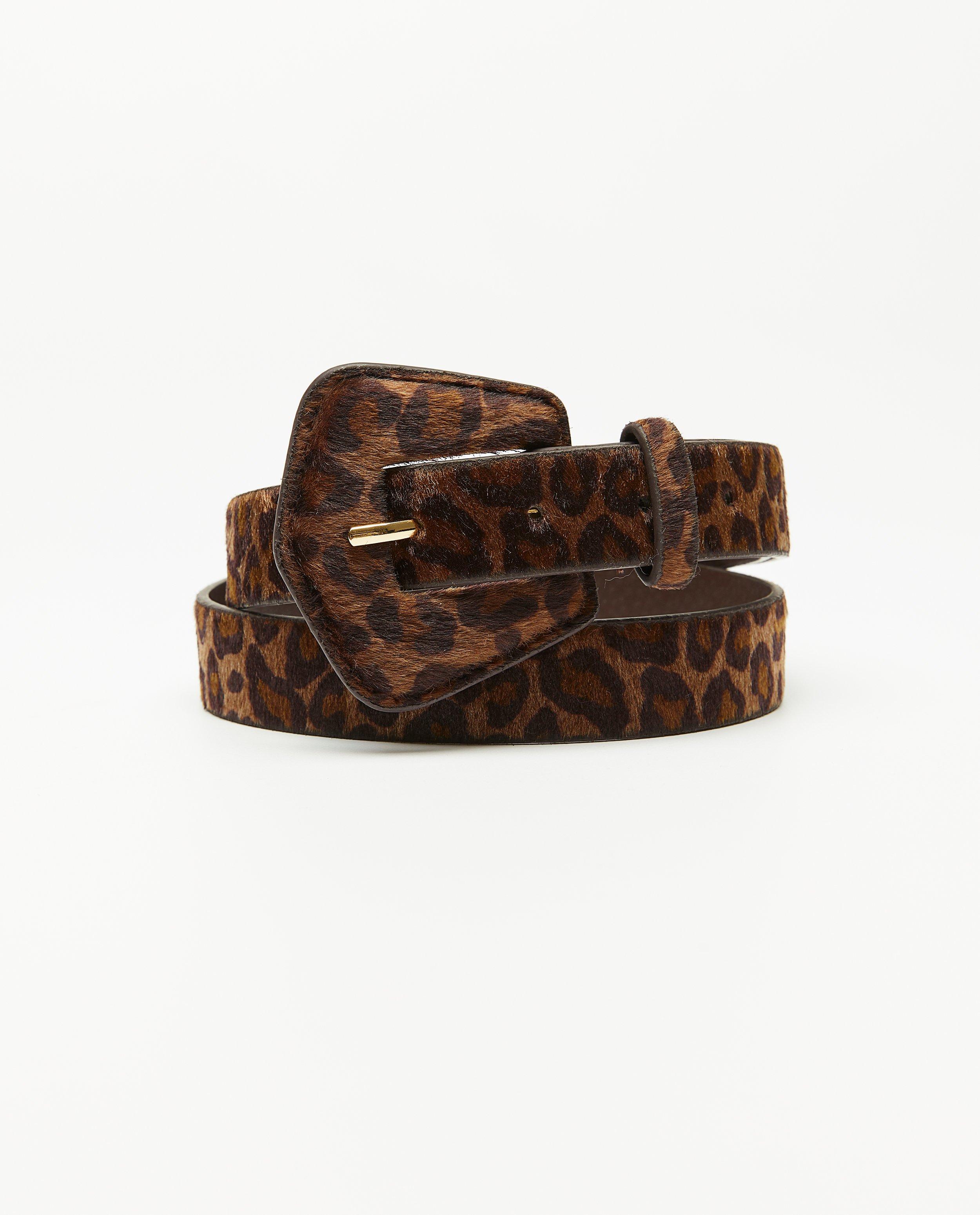Ceinture avec un imprimé léopard - null - Sora