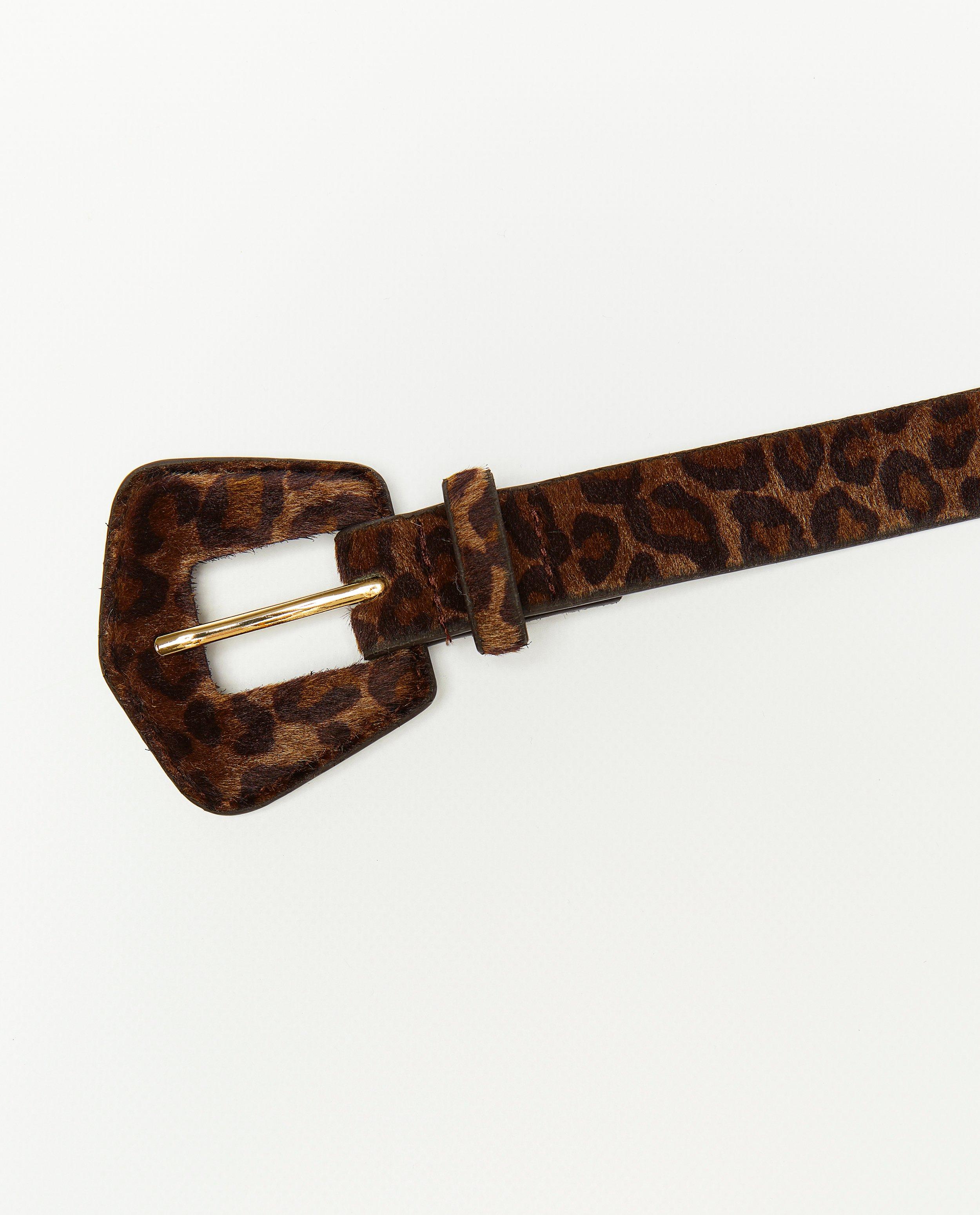 Riemen - Riem met luipaardprint