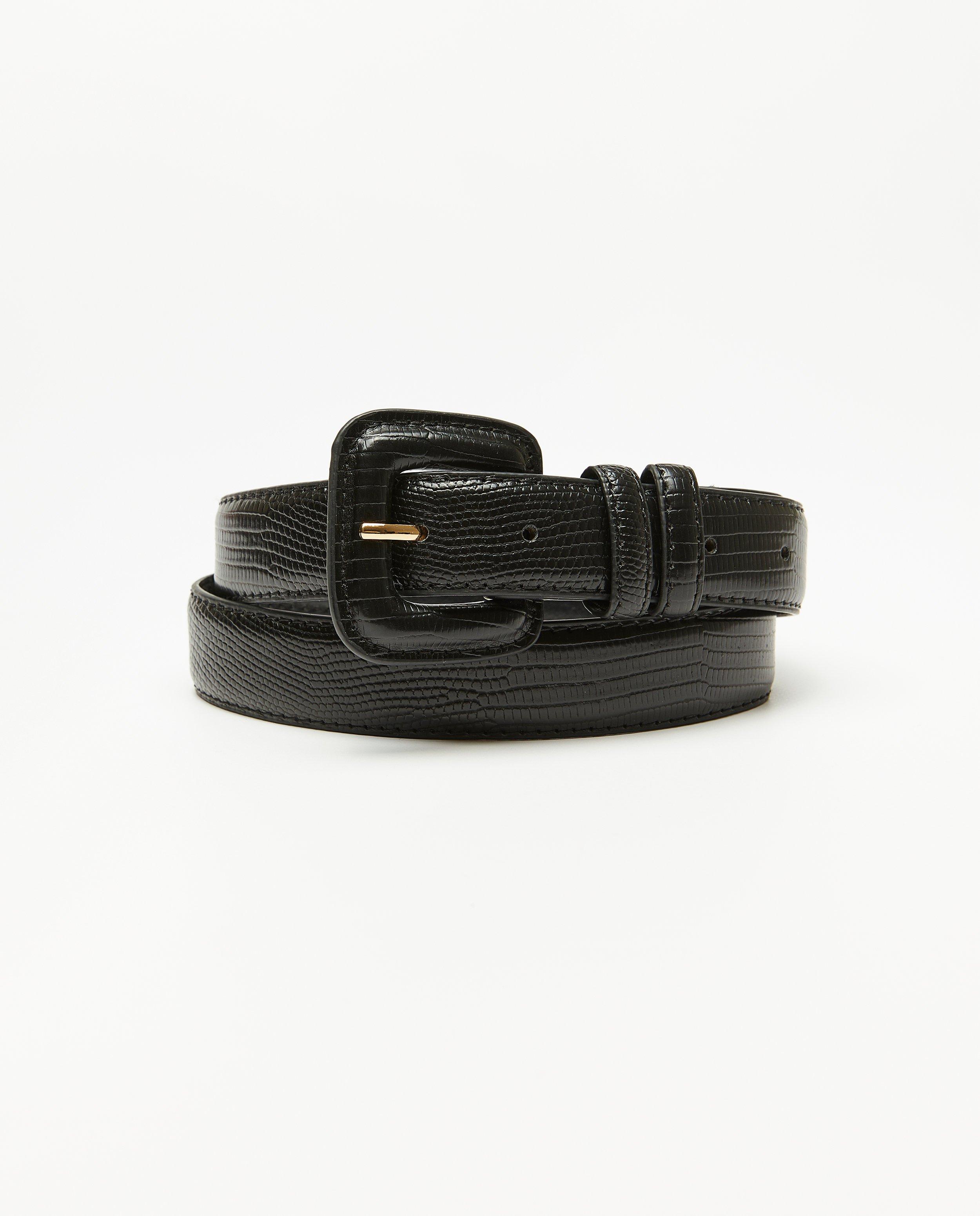 Ceinture à imprimé reptile - null - Sora