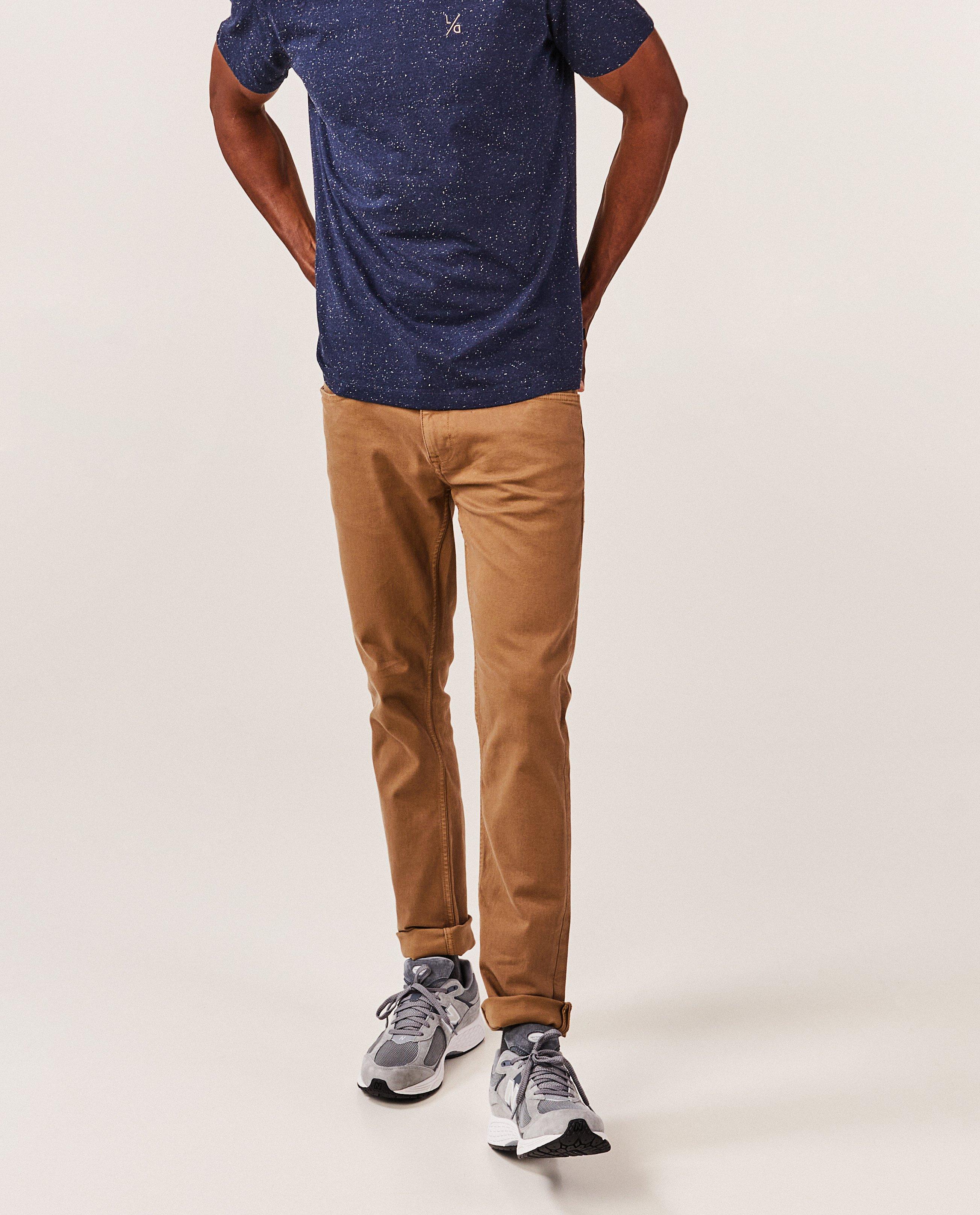 Bruine broek, slim fit - Product Detail - bruin - afbeelding nummer 1