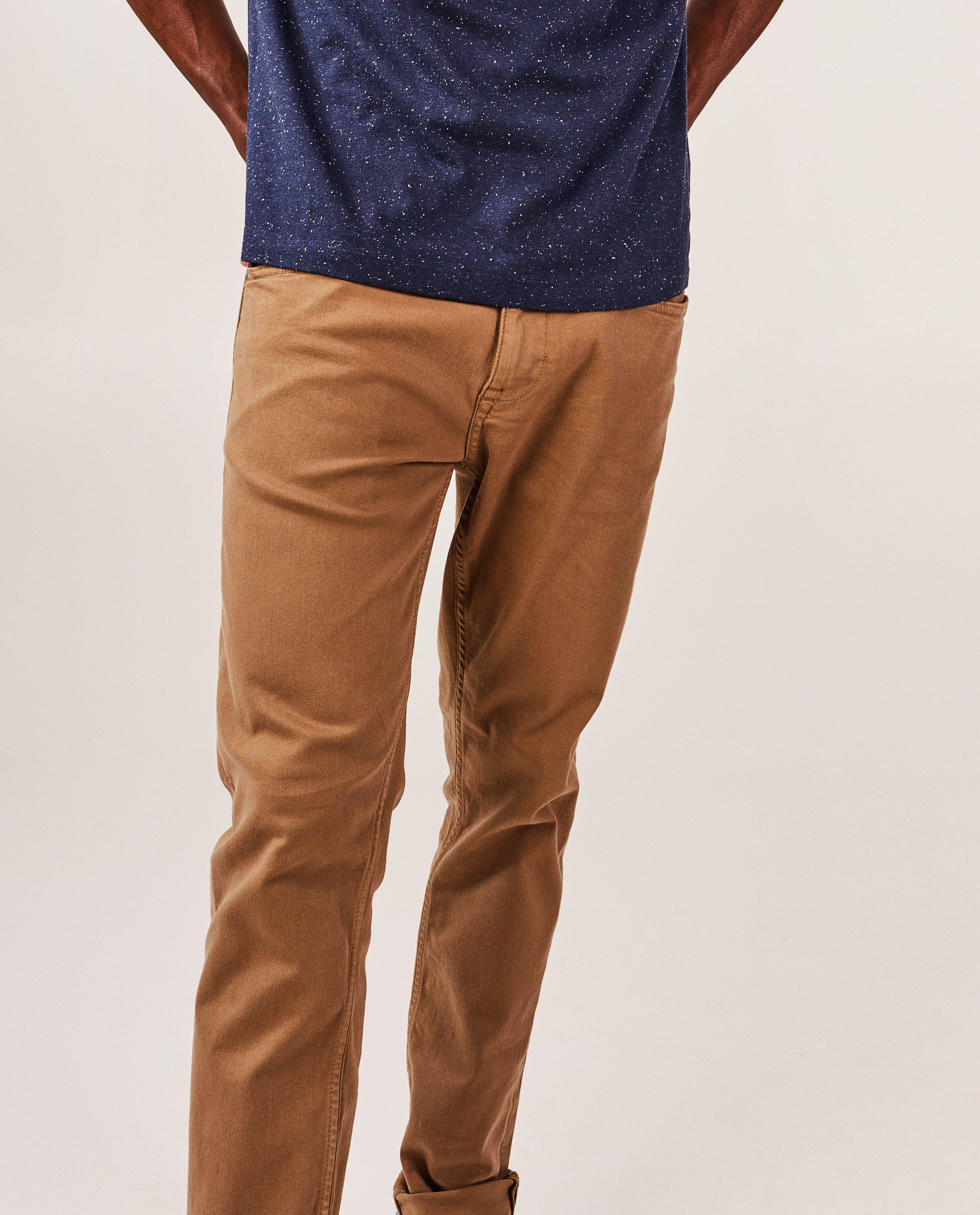 Bruine broek, slim fit - Product Detail - bruin - afbeelding nummer 4