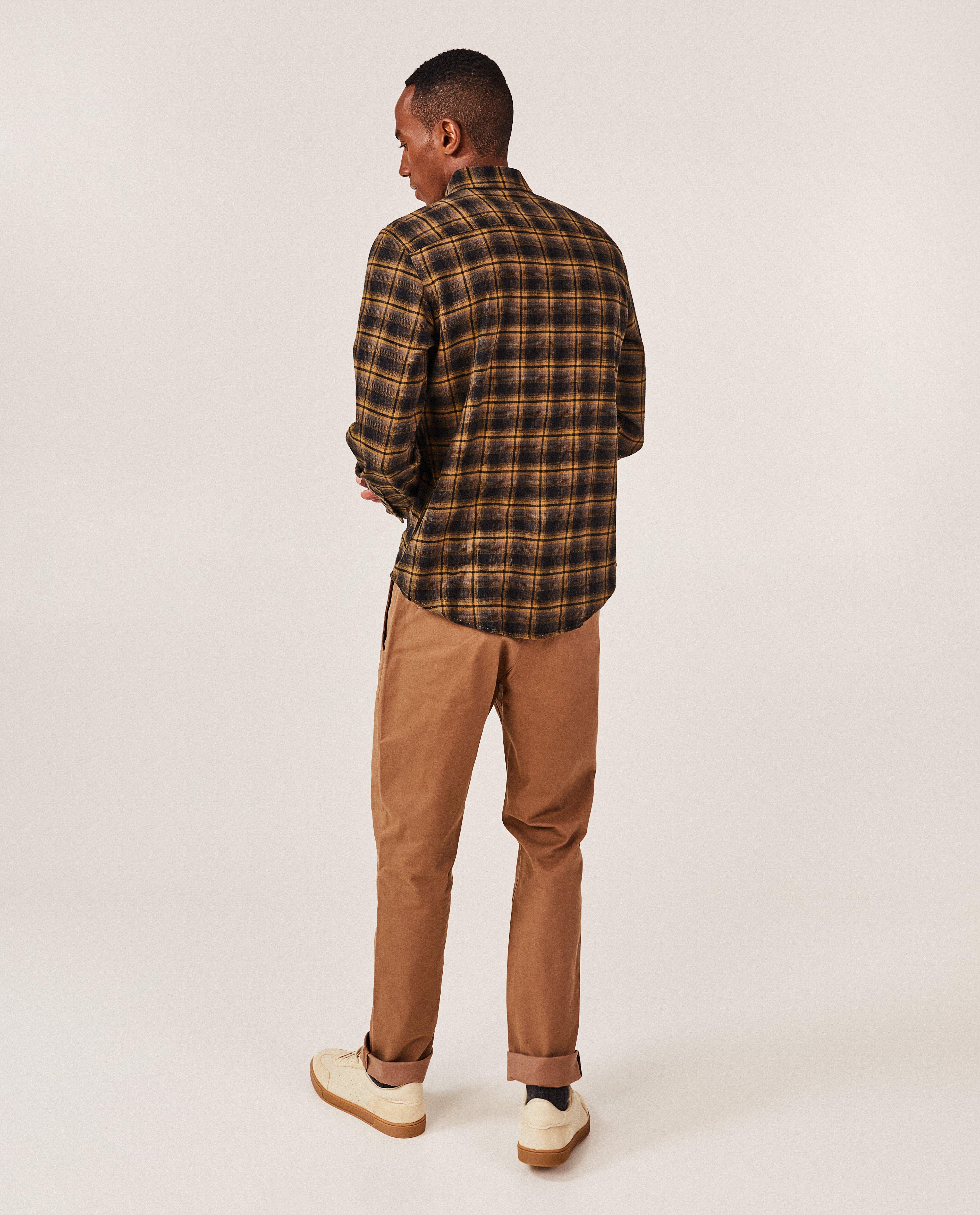 Geruit hemd, slim fit - Product Detail - bruin - afbeelding nummer 3