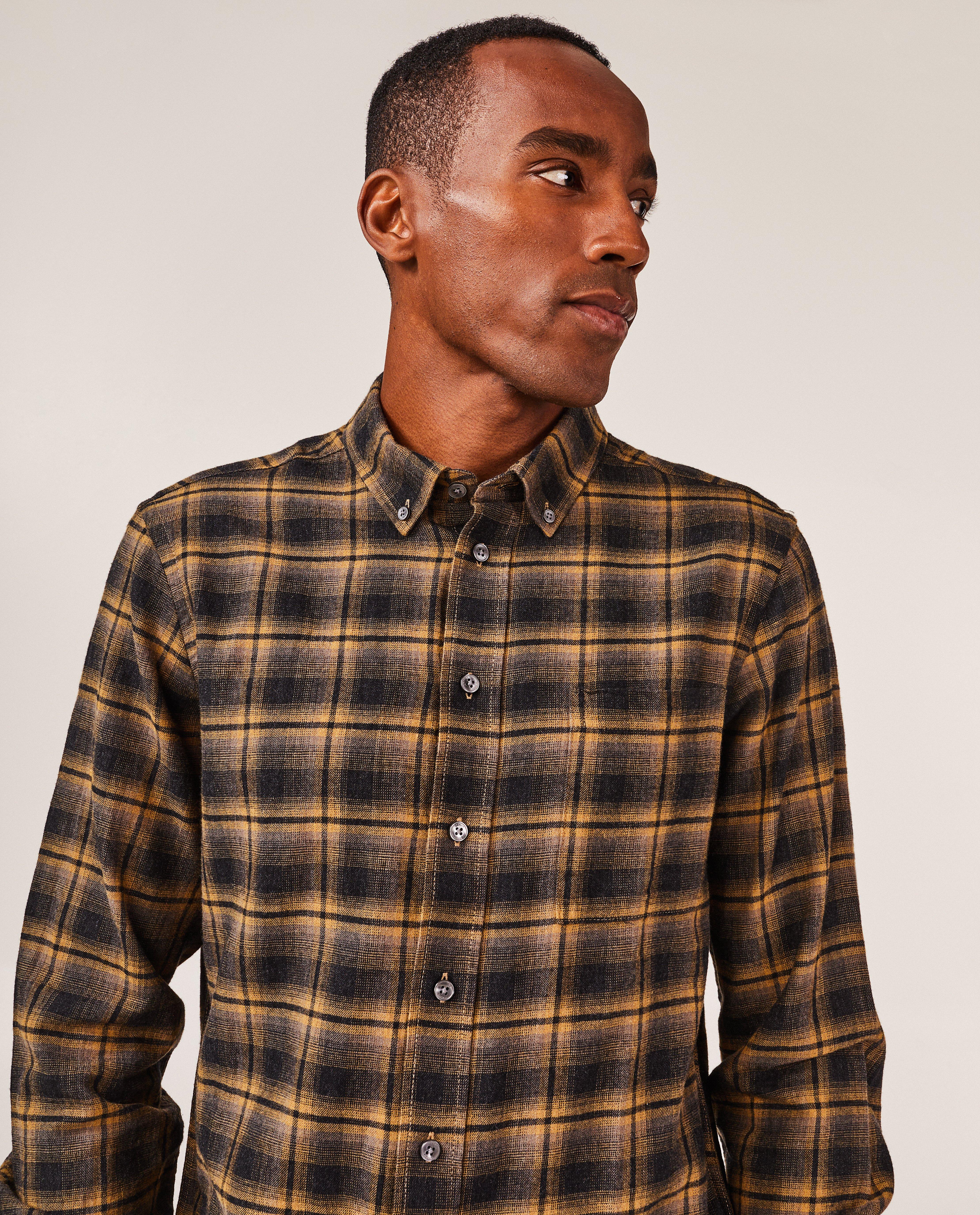 Geruit hemd, slim fit - Product Detail - bruin - afbeelding nummer 4