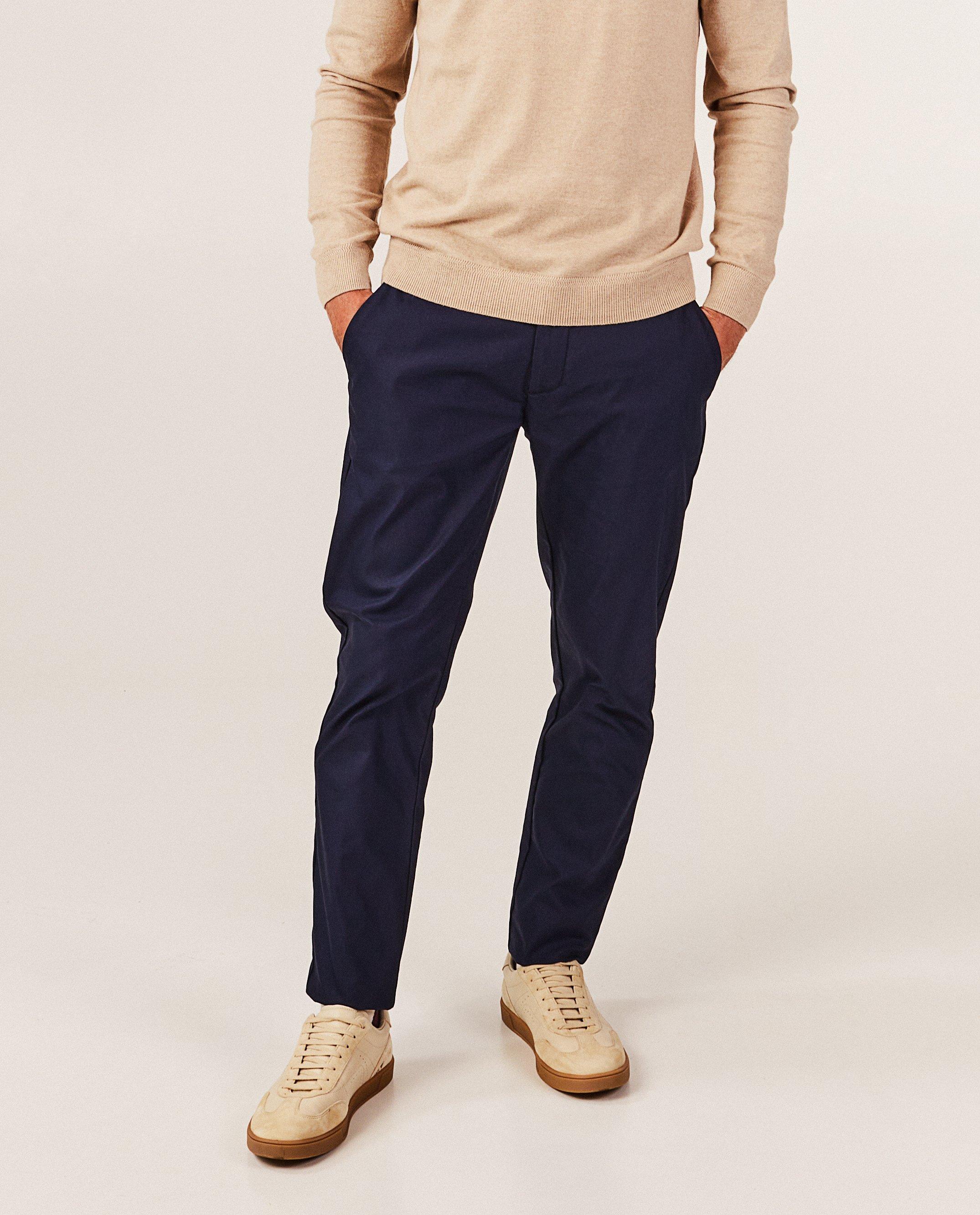 Pantalons - Pantalon bleu foncé, slim fit