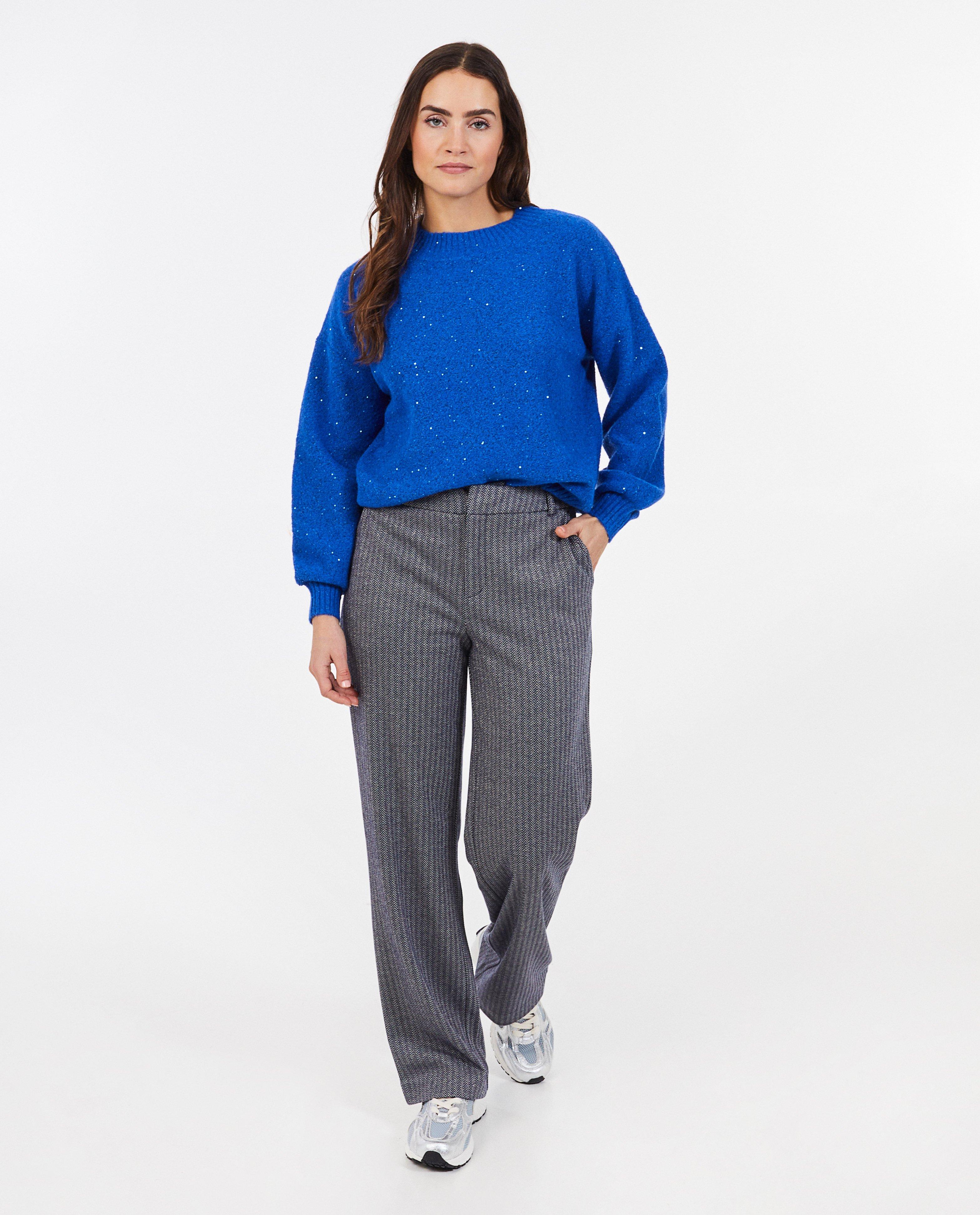 Broek met zigzag-patroon - null - Sora
