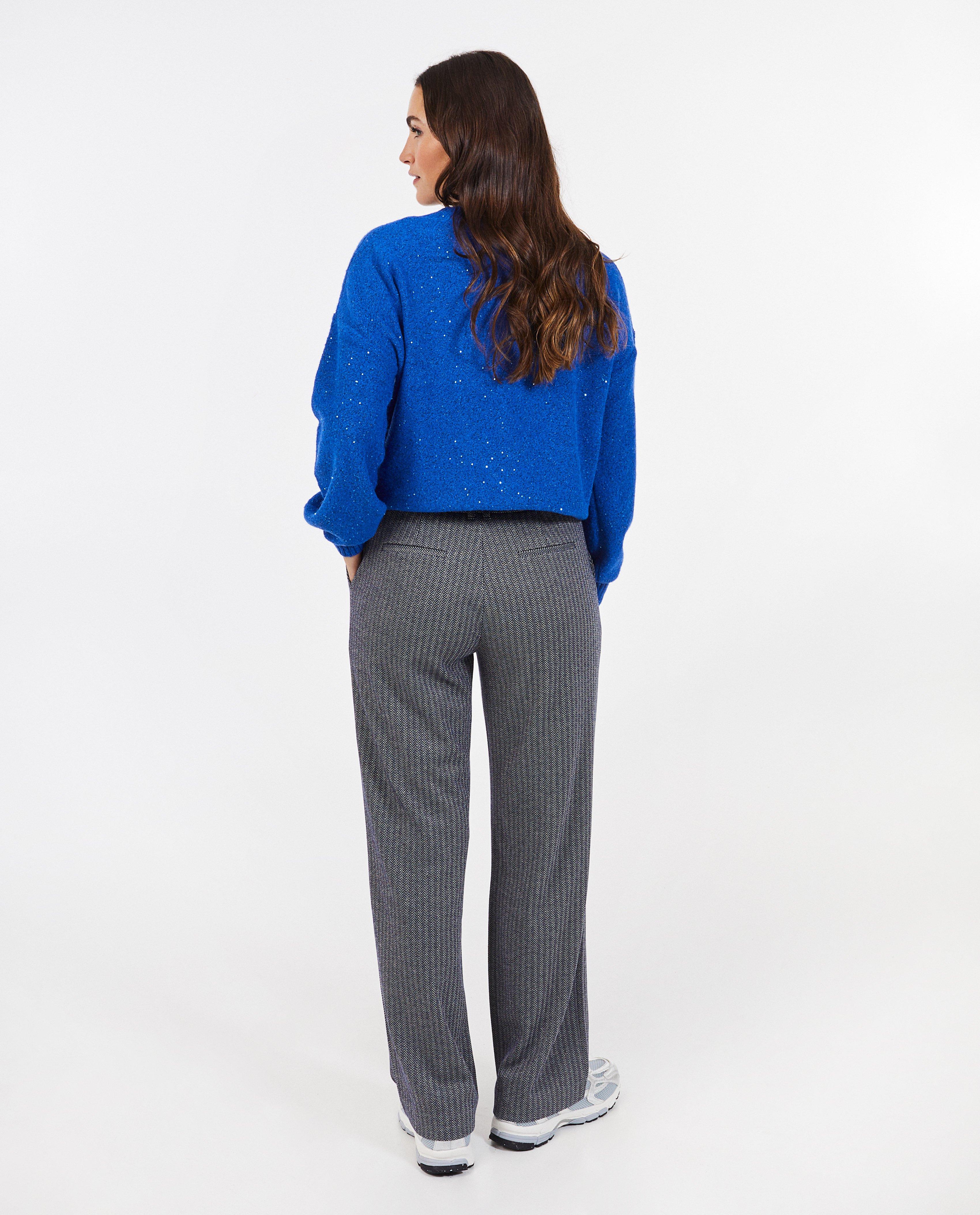 Broeken - Broek met zigzag-patroon