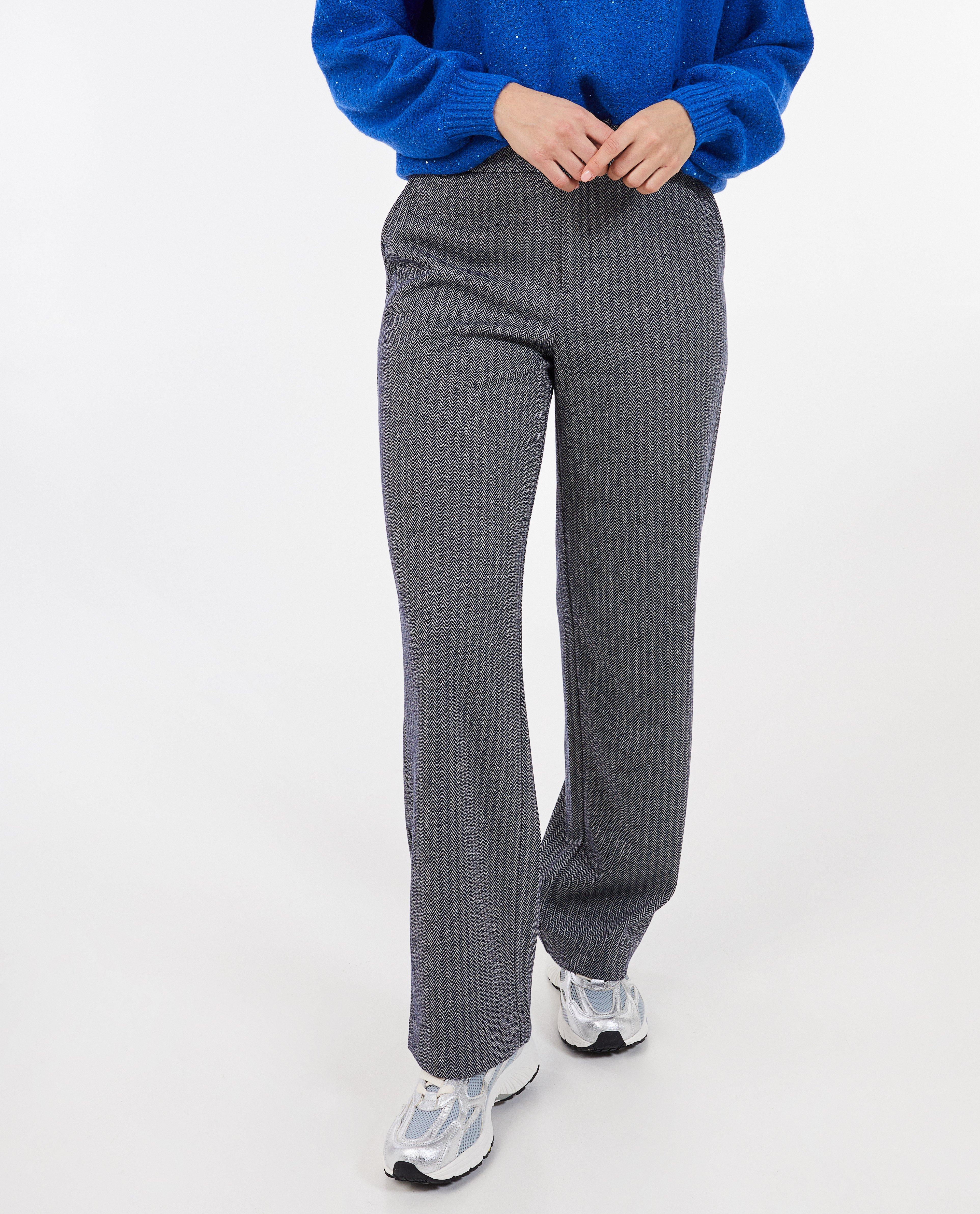 Broeken - Broek met zigzag-patroon