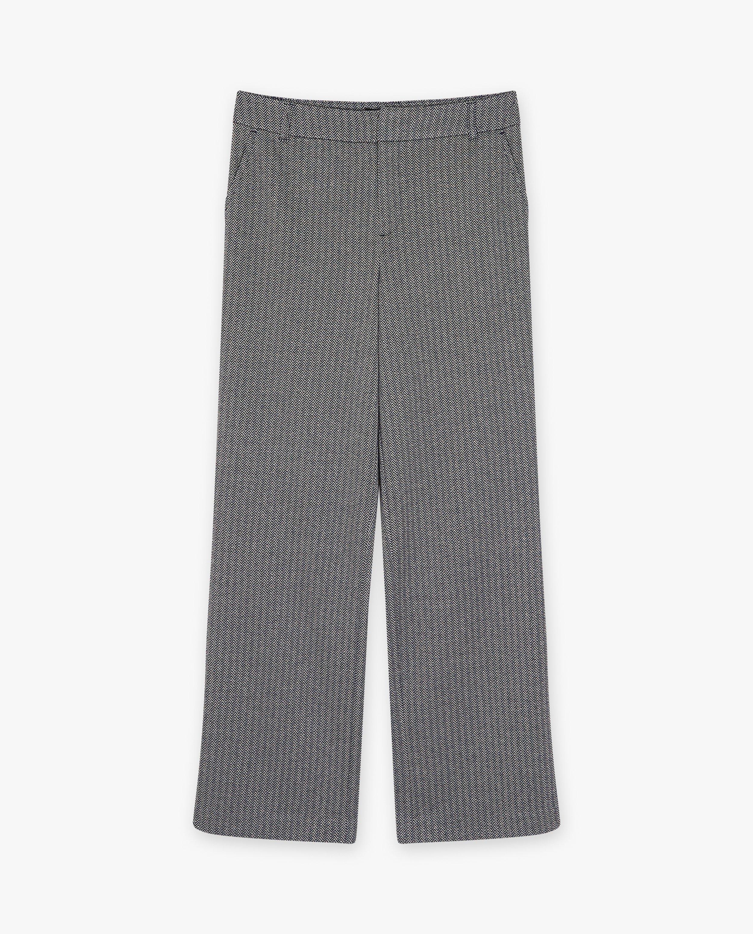 Broeken - Broek met zigzag-patroon