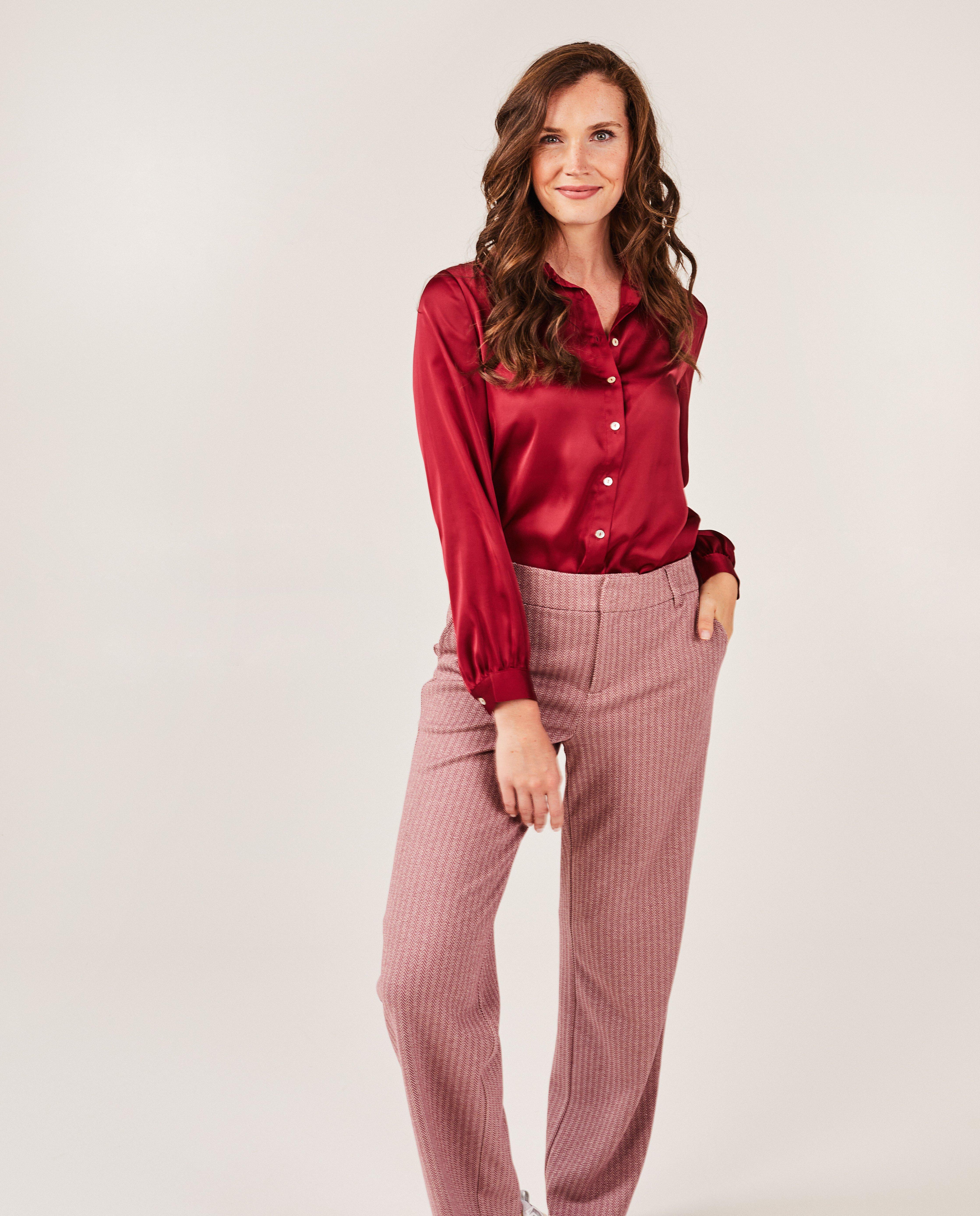 Broek met zigzag-patroon - null - Sora