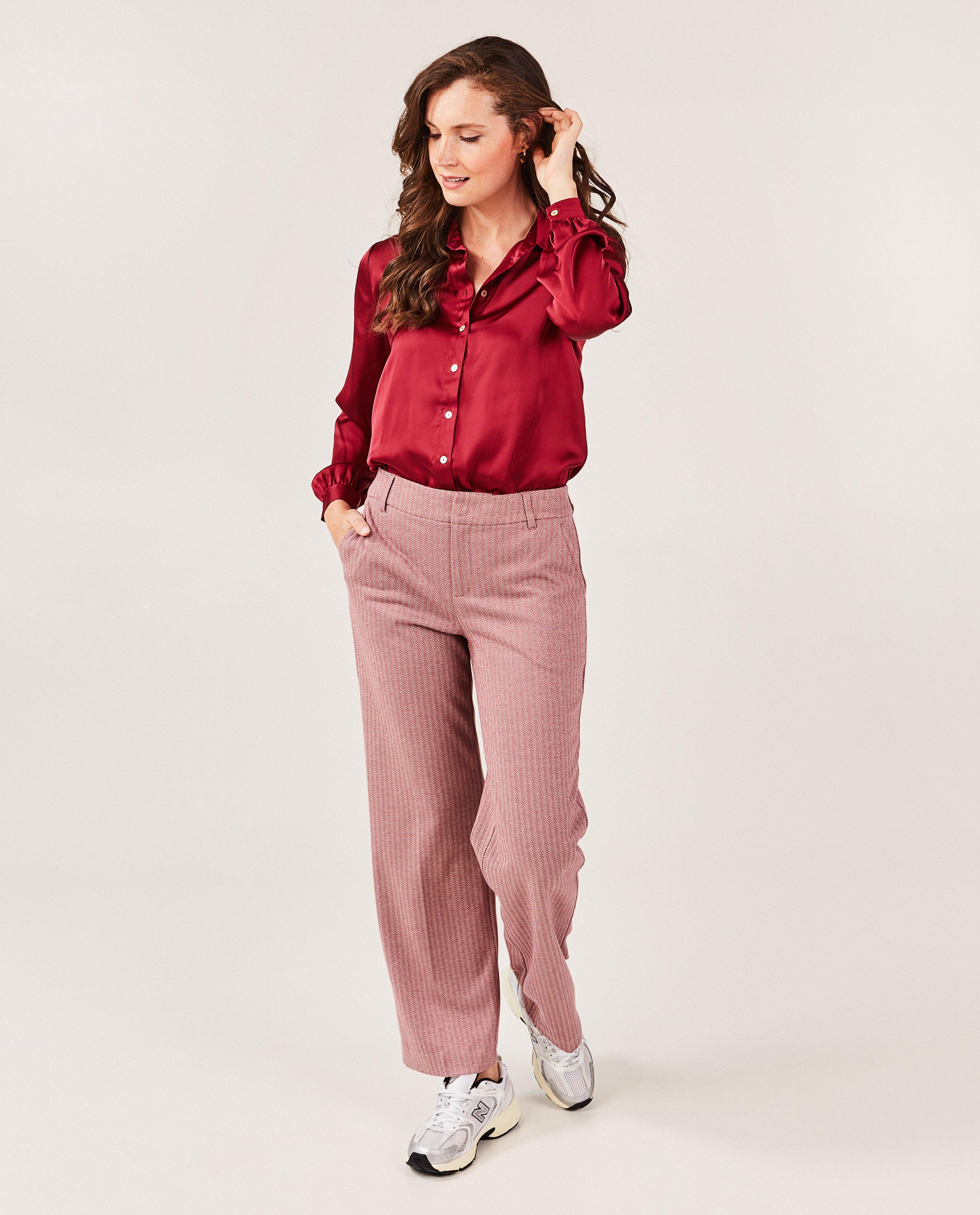 Broeken - Broek met zigzag-patroon