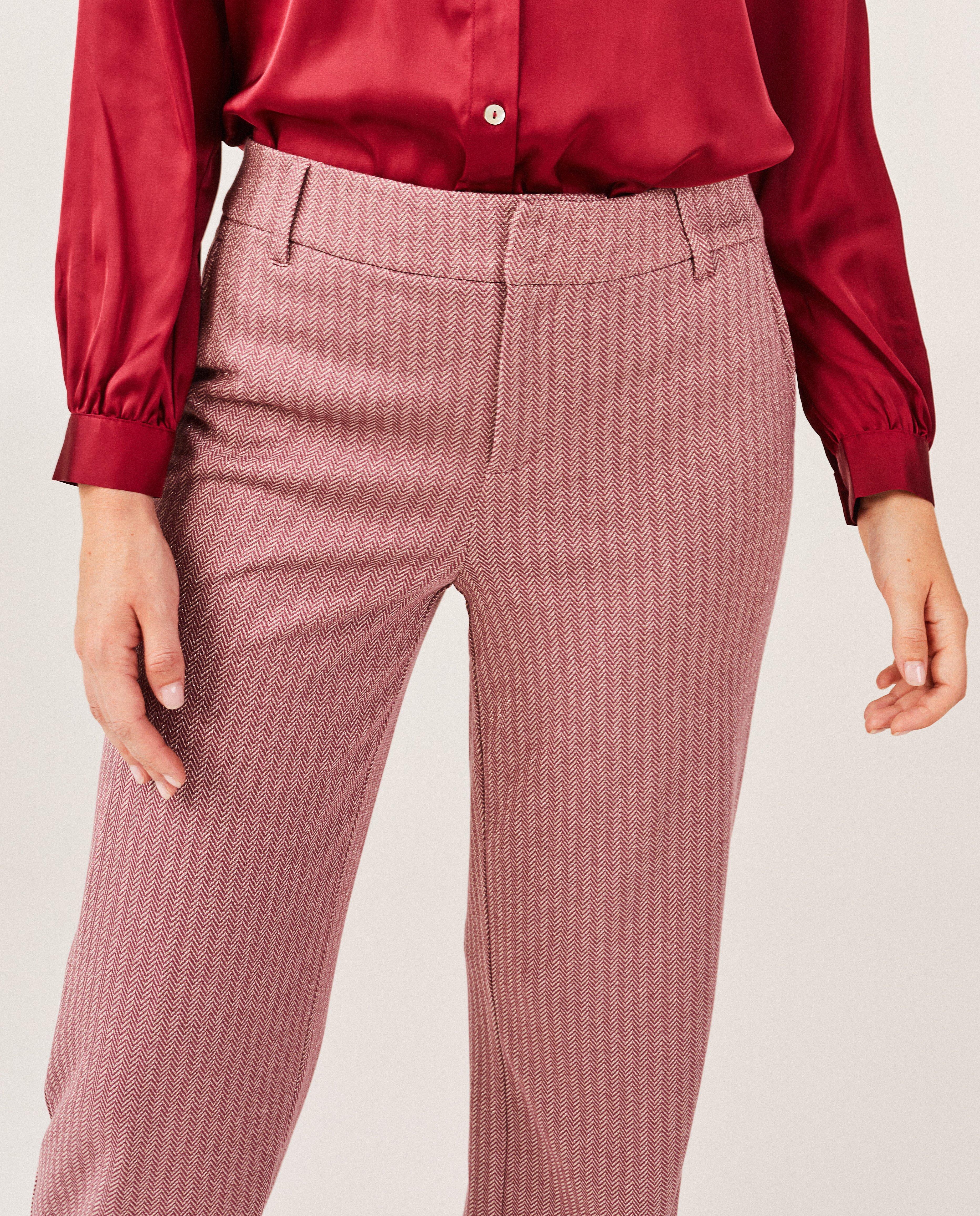 Broeken - Broek met zigzag-patroon