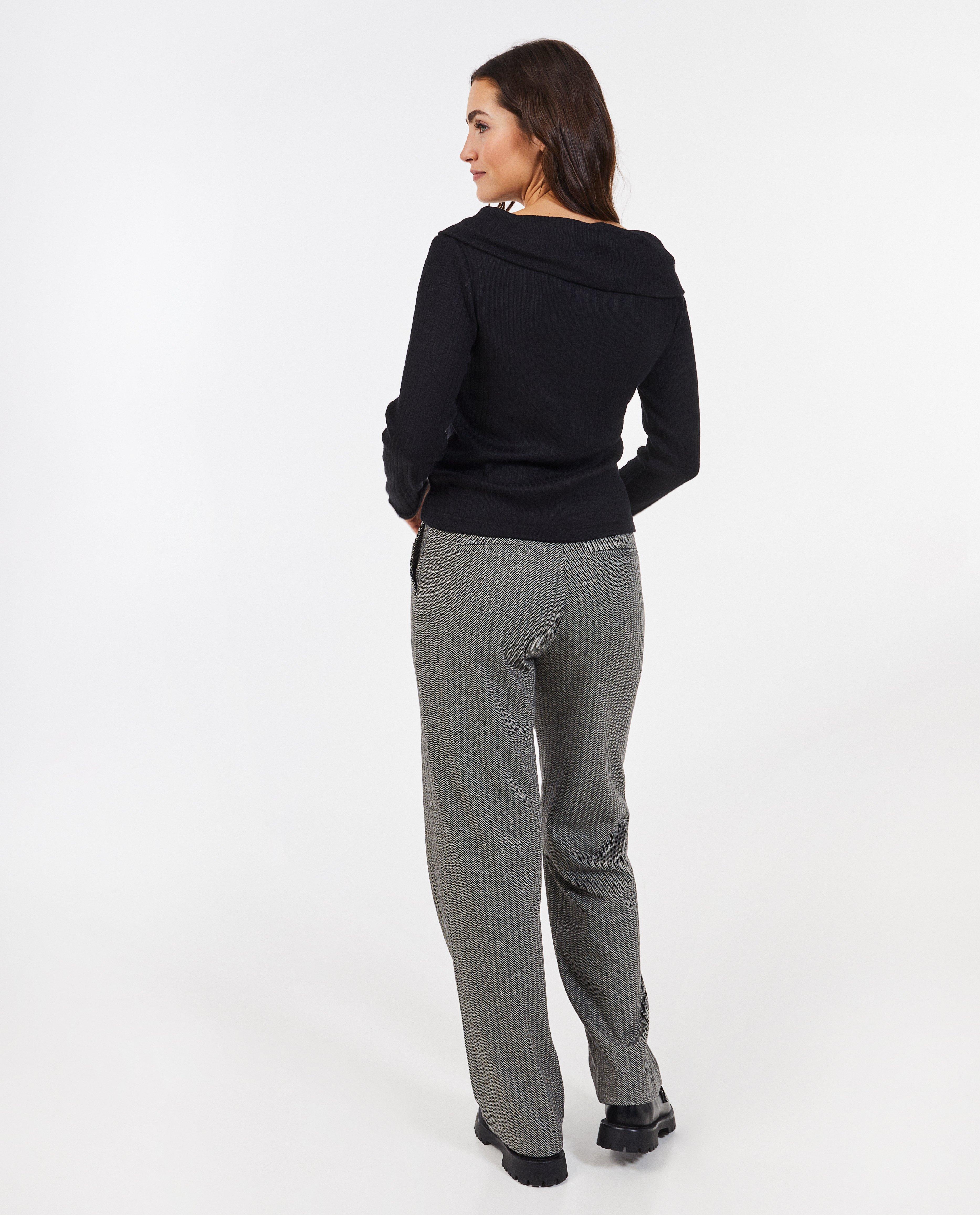 Pantalons - Pantalon à motif en zigzag