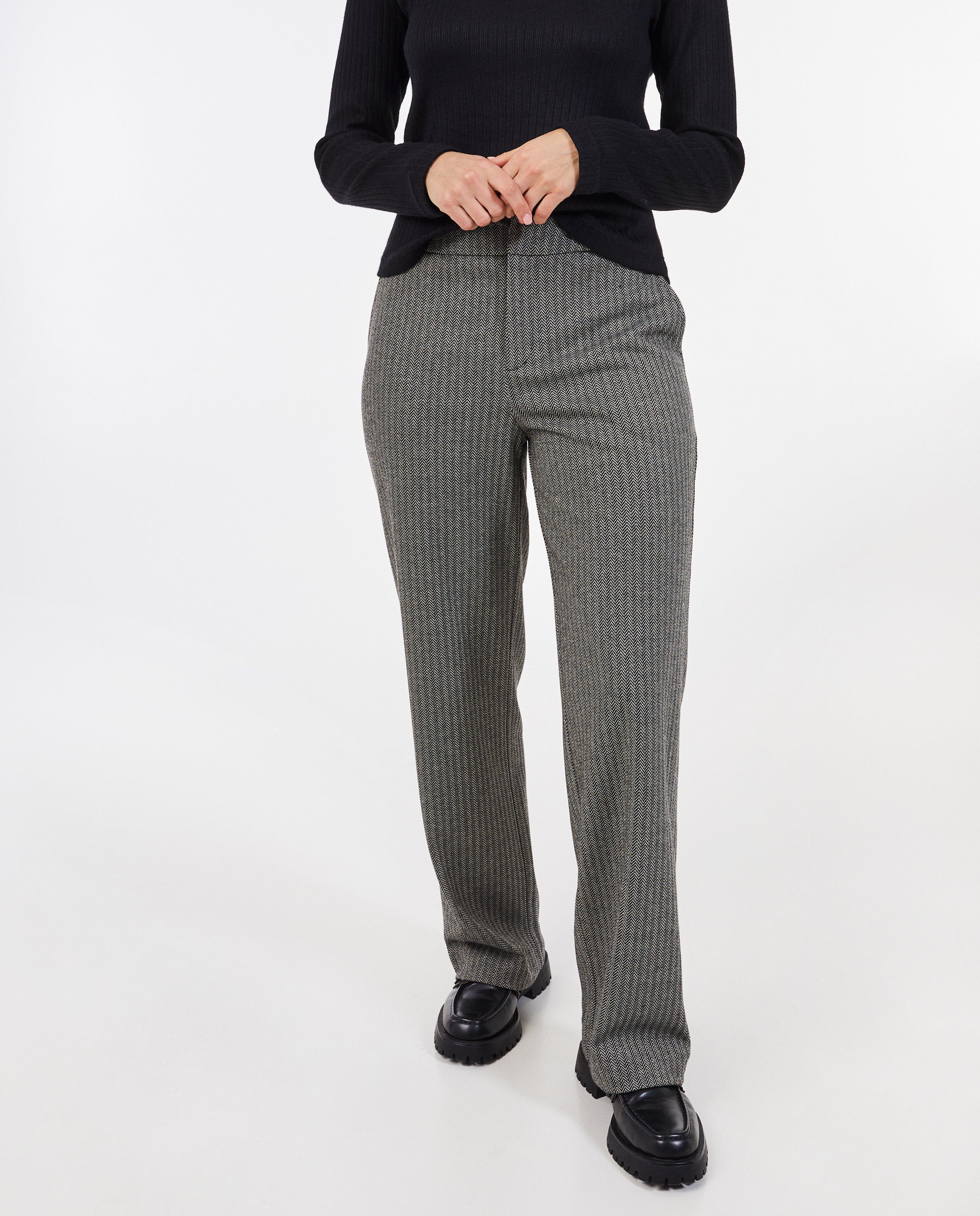 Pantalons - Pantalon à motif en zigzag