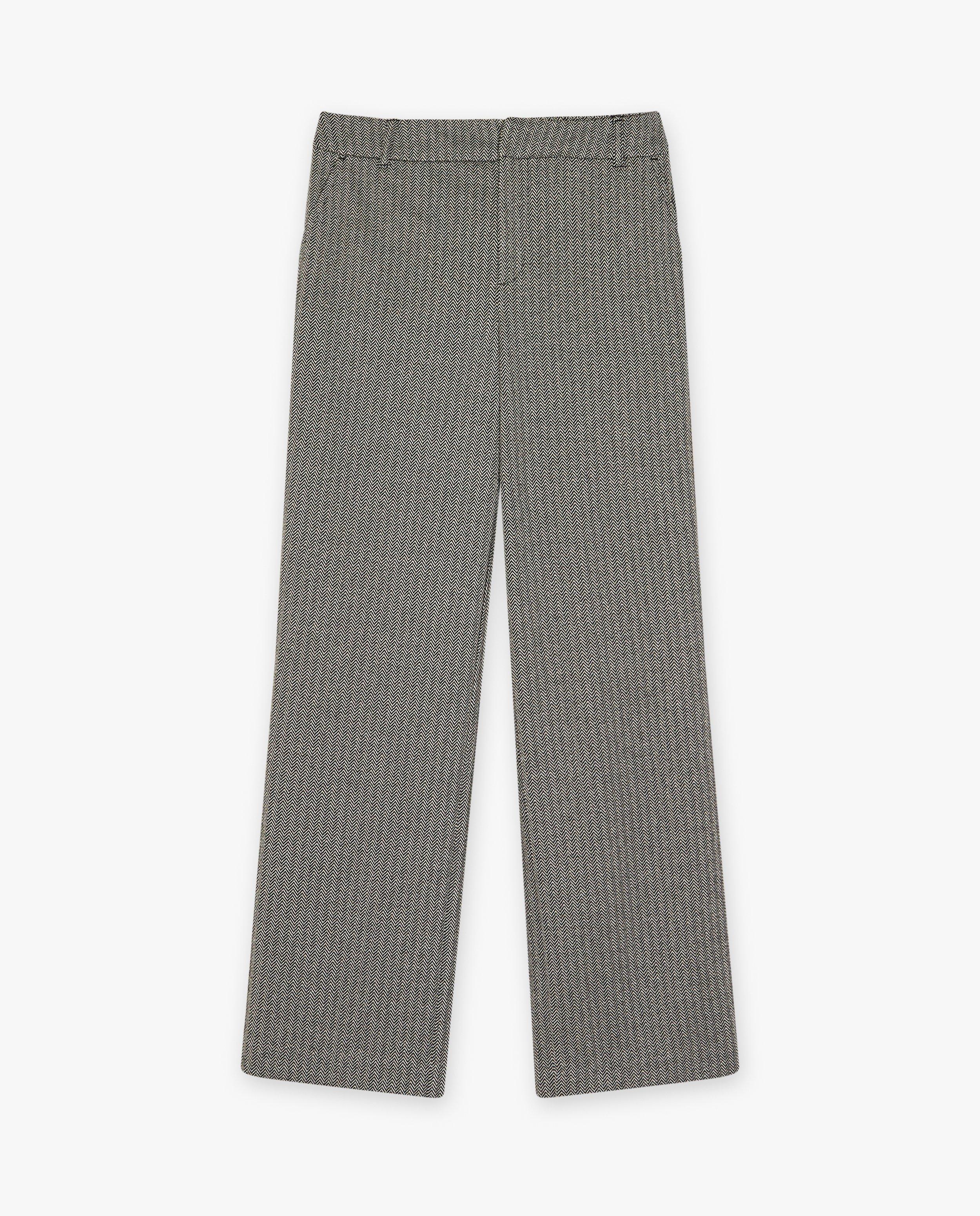 Pantalons - Pantalon à motif en zigzag
