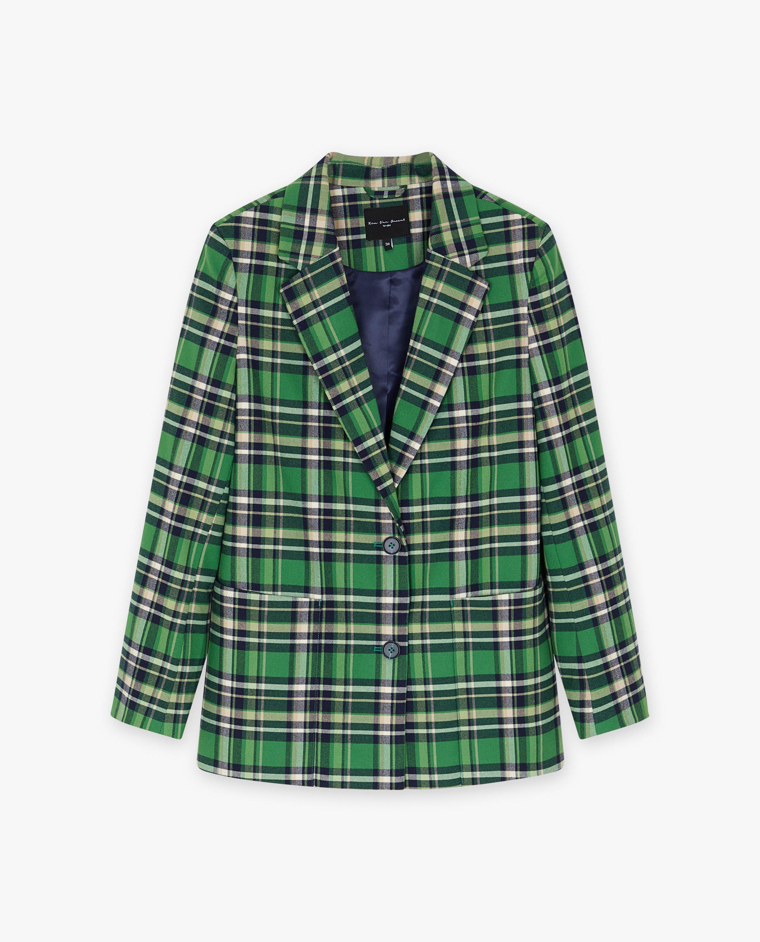 Blazers - Veste de costume en flanelle à carreaux